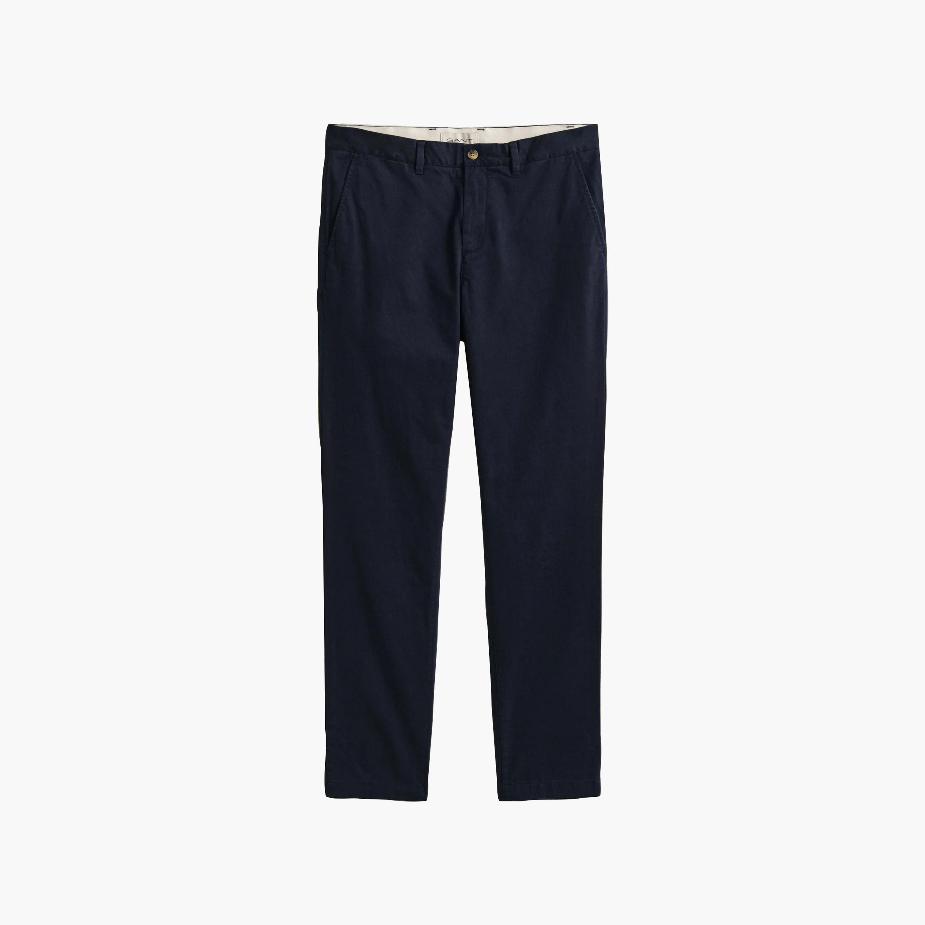 بنطلون "تشينو" رجالي سادة بخصر متوسط وقصة "سليم فيت" من جانت-men-clothing-trousersandchinos-chinos-image-11