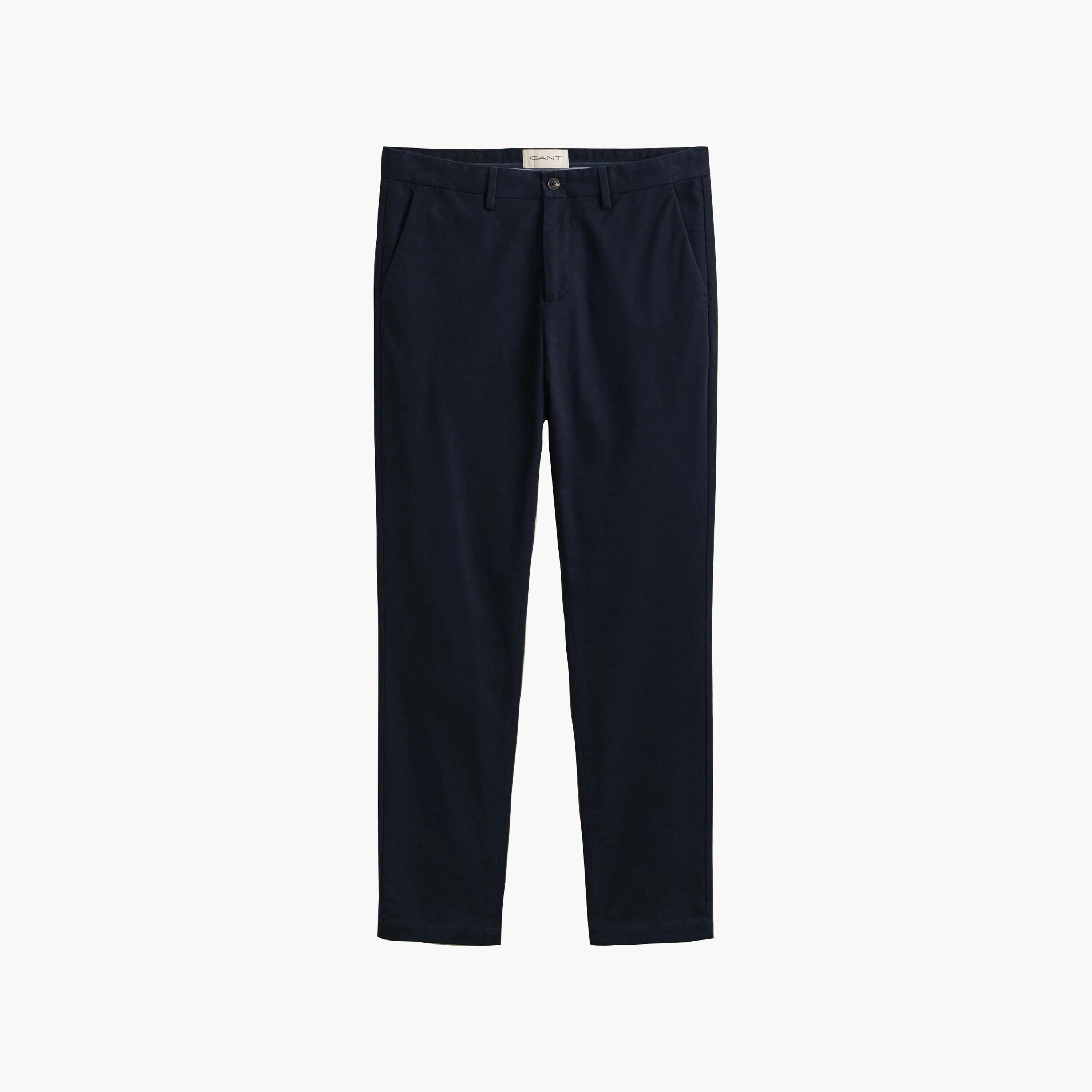 بنطلون "تشينو" رجالي سادة بخصر متوسط وقصة "سليم فيت" من جانت-men-clothing-trousersandchinos-chinos-image-10