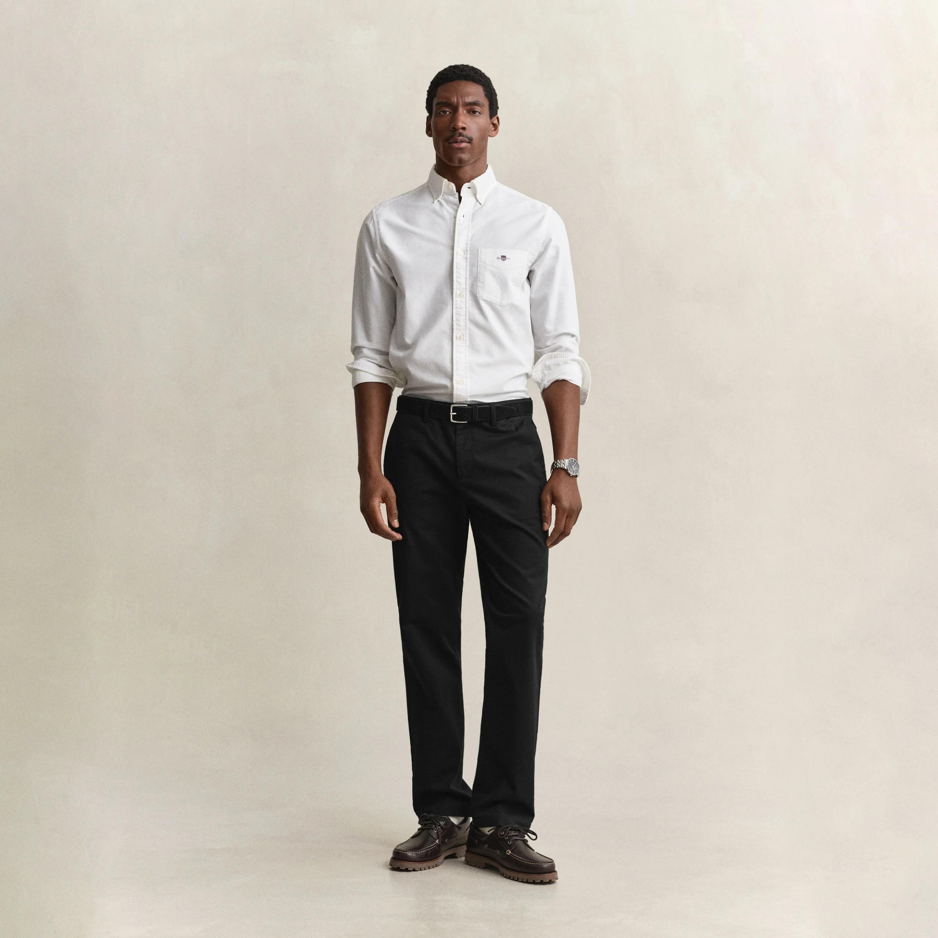 Gant Regular Fit Plain Mid-Rise Men's Chinos-men-clothing-trousersandchinos-chinos-image-15