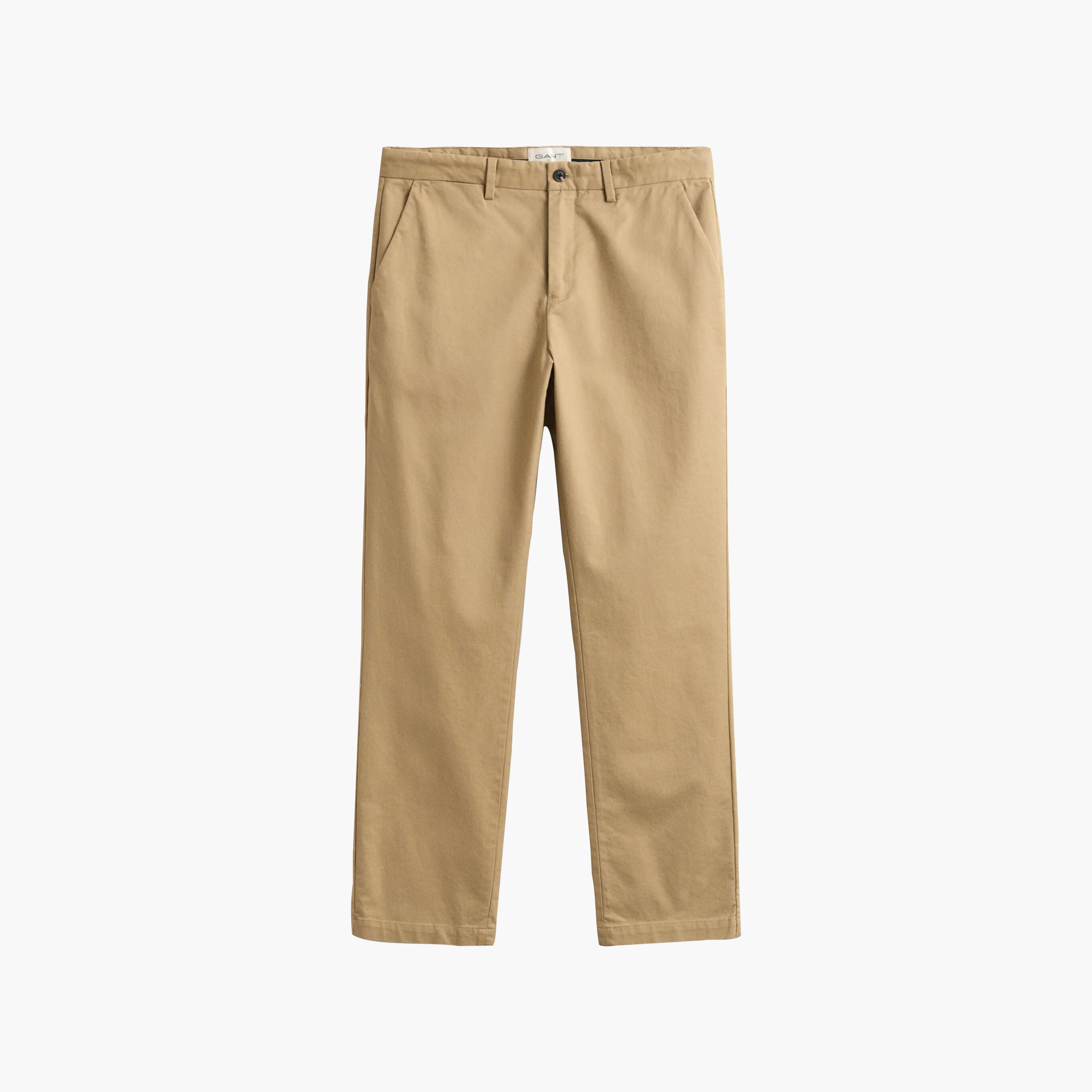 Gant Regular Fit Plain Mid-Rise Men's Chinos-men-clothing-trousersandchinos-chinos-image-5