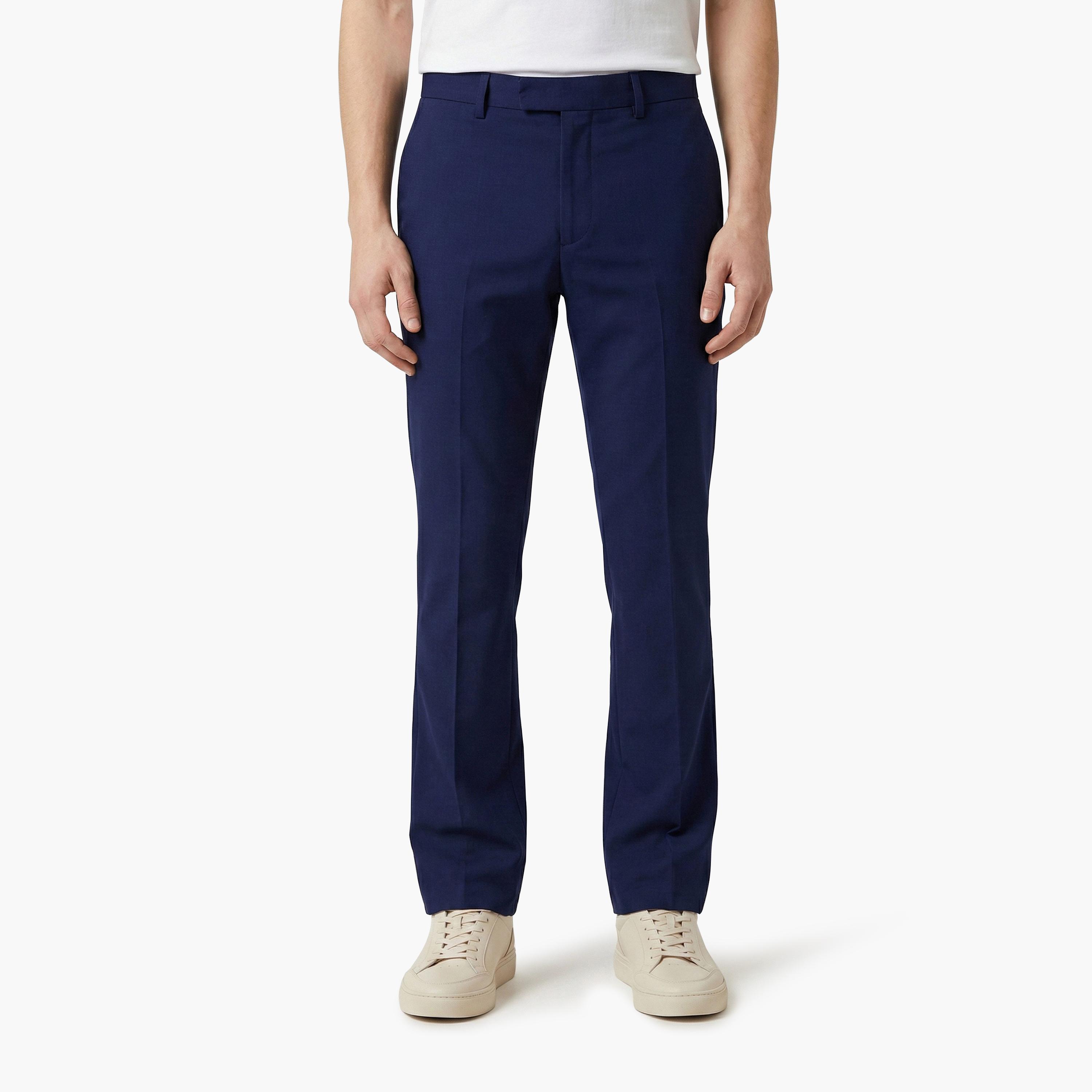 Gant Slim Fit Plain Mid-Rise Men's Chinos-men-clothing-bottoms-trousersandchinos-chinos-image-1