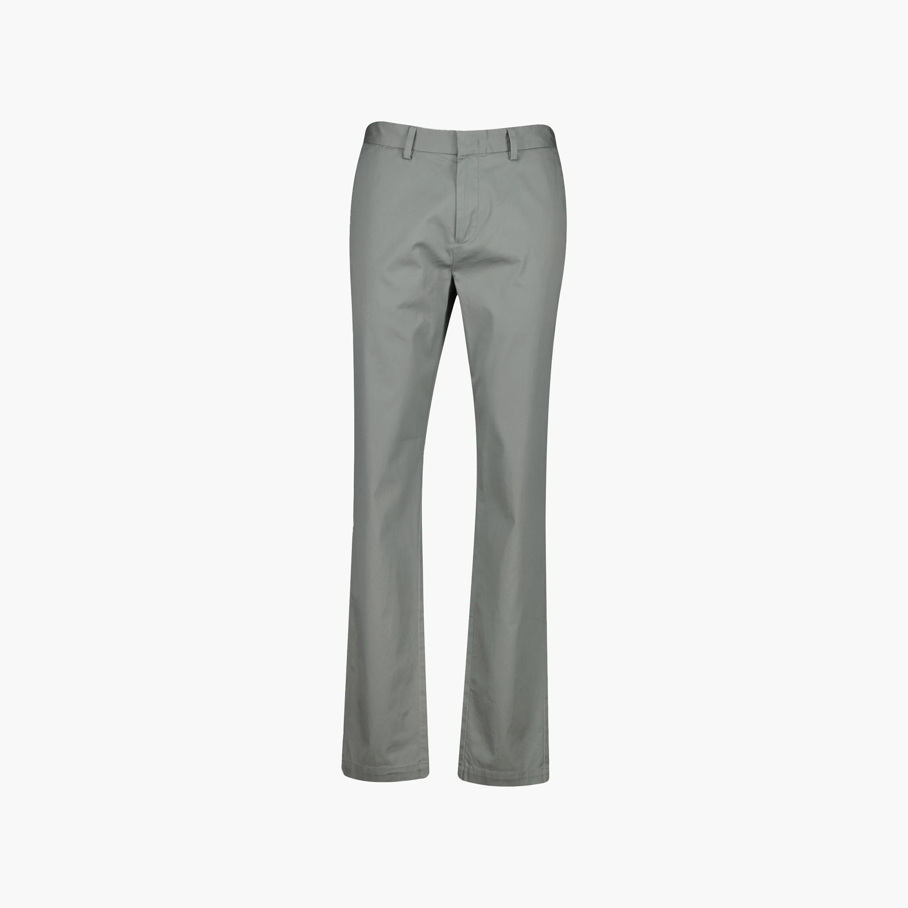 بنطال تشينو رجالي ضيق سادة بـ 4 جيوب وخصر متوسط الارتفاع وطول درز داخلي 34 من غانت-men-clothing-bottoms-trousersandchinos-chinos-image-6