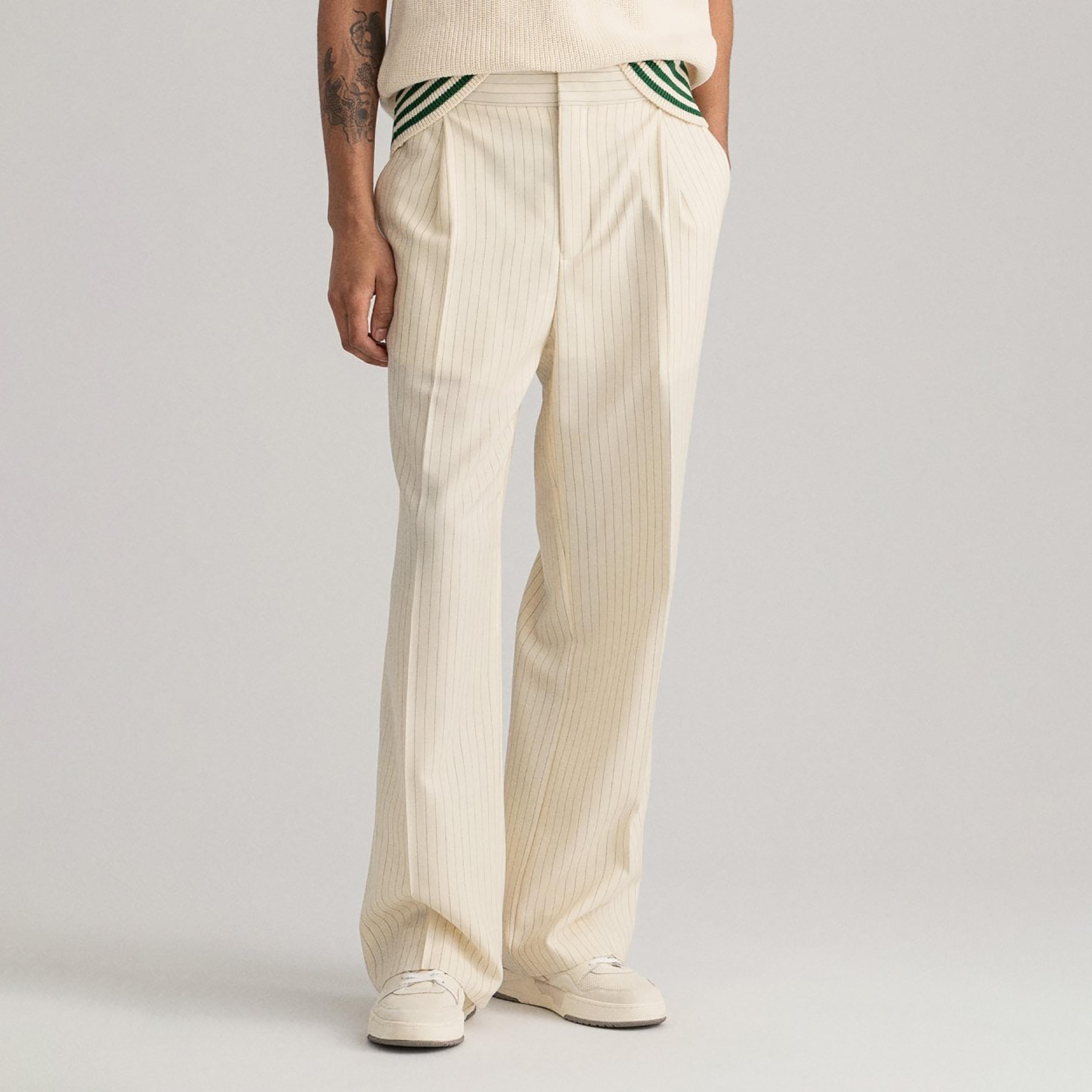 Gant Pinstriped Mid-Rise Buttoned Pants-men-clothing-bottoms-trousersandchinos-trousers-image-1