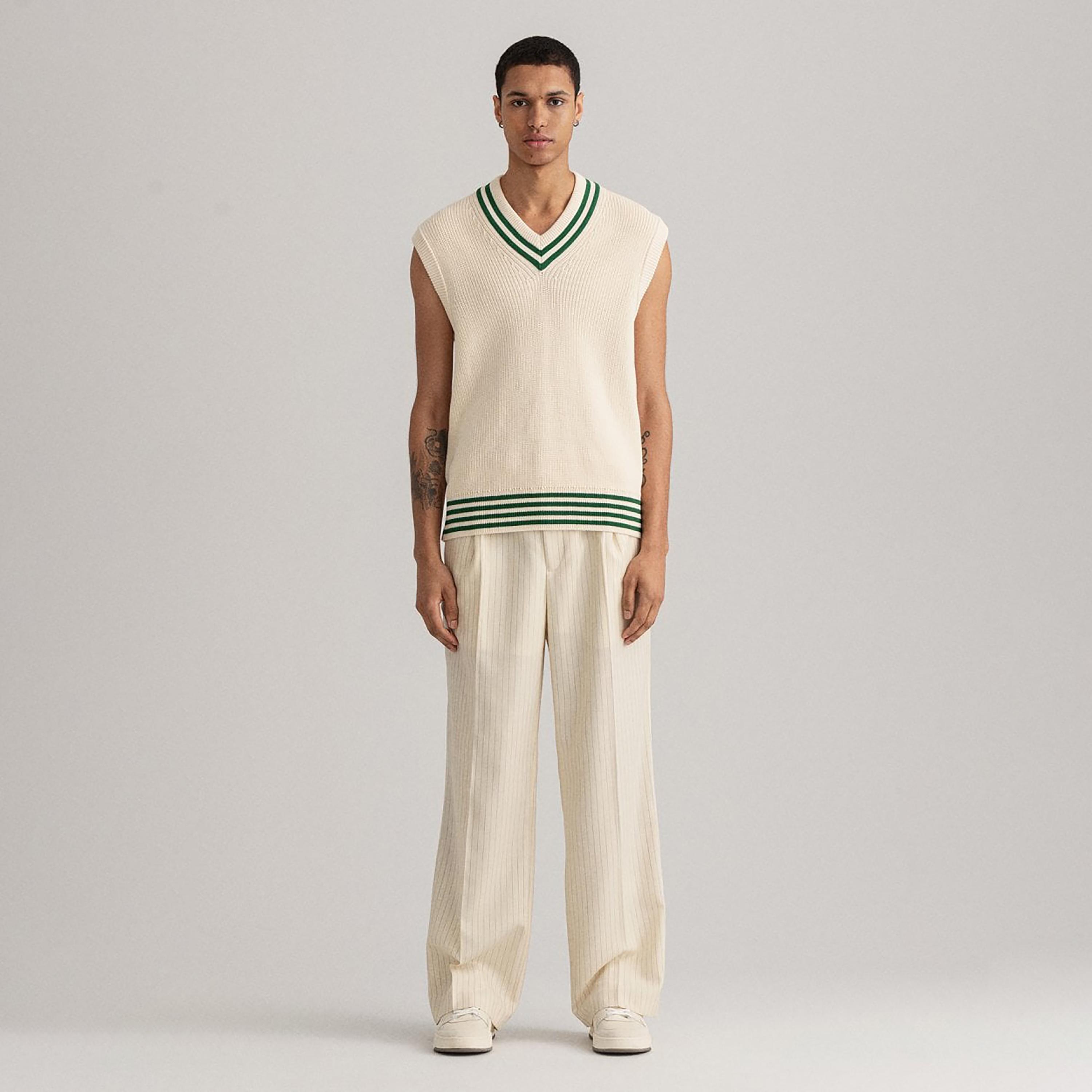 Gant Pinstriped Mid-Rise Buttoned Pants-men-clothing-bottoms-trousersandchinos-trousers-image-2