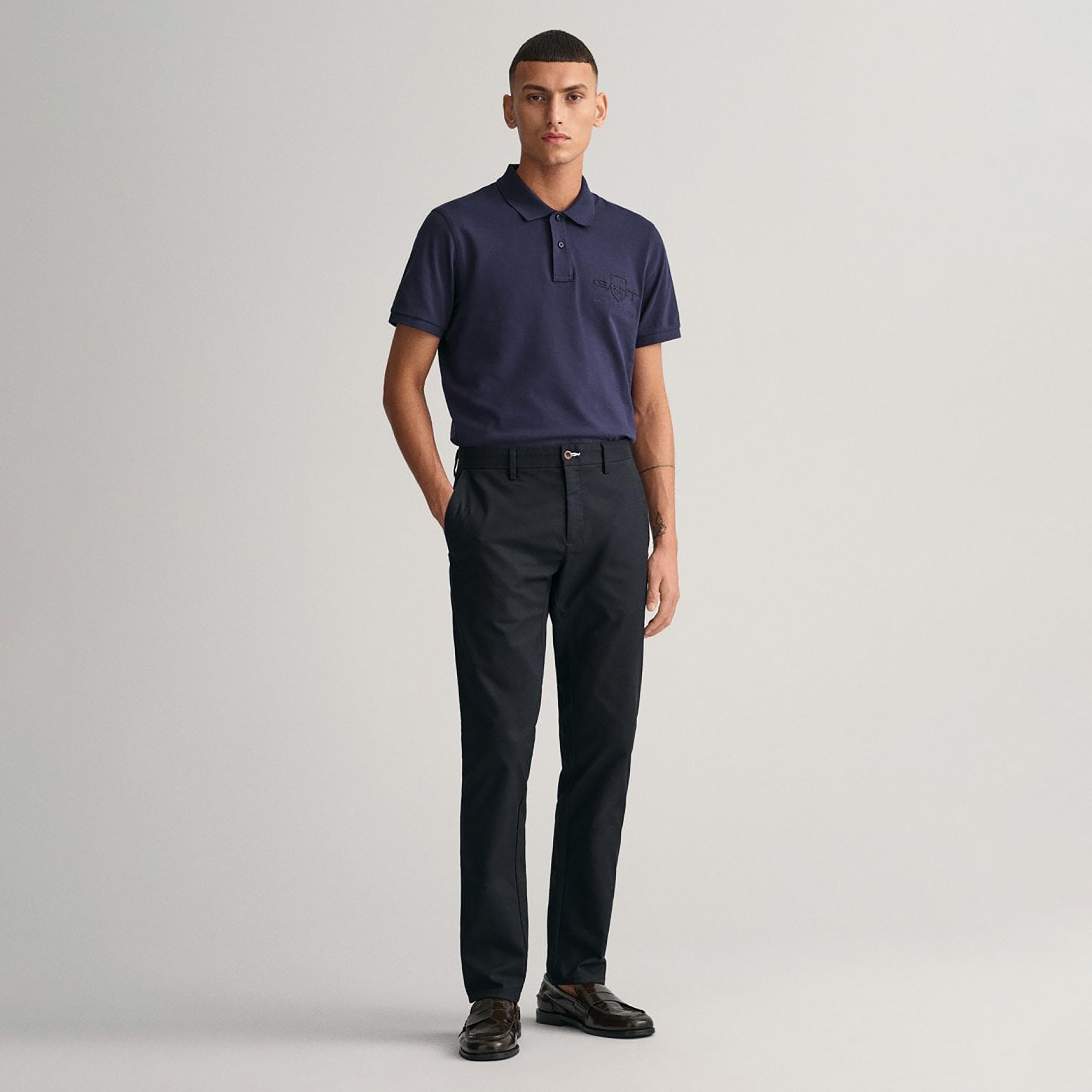 Gant Plain Mid-Rise Buttoned Chinos-men-clothing-bottoms-trousersandchinos-chinos-image-2