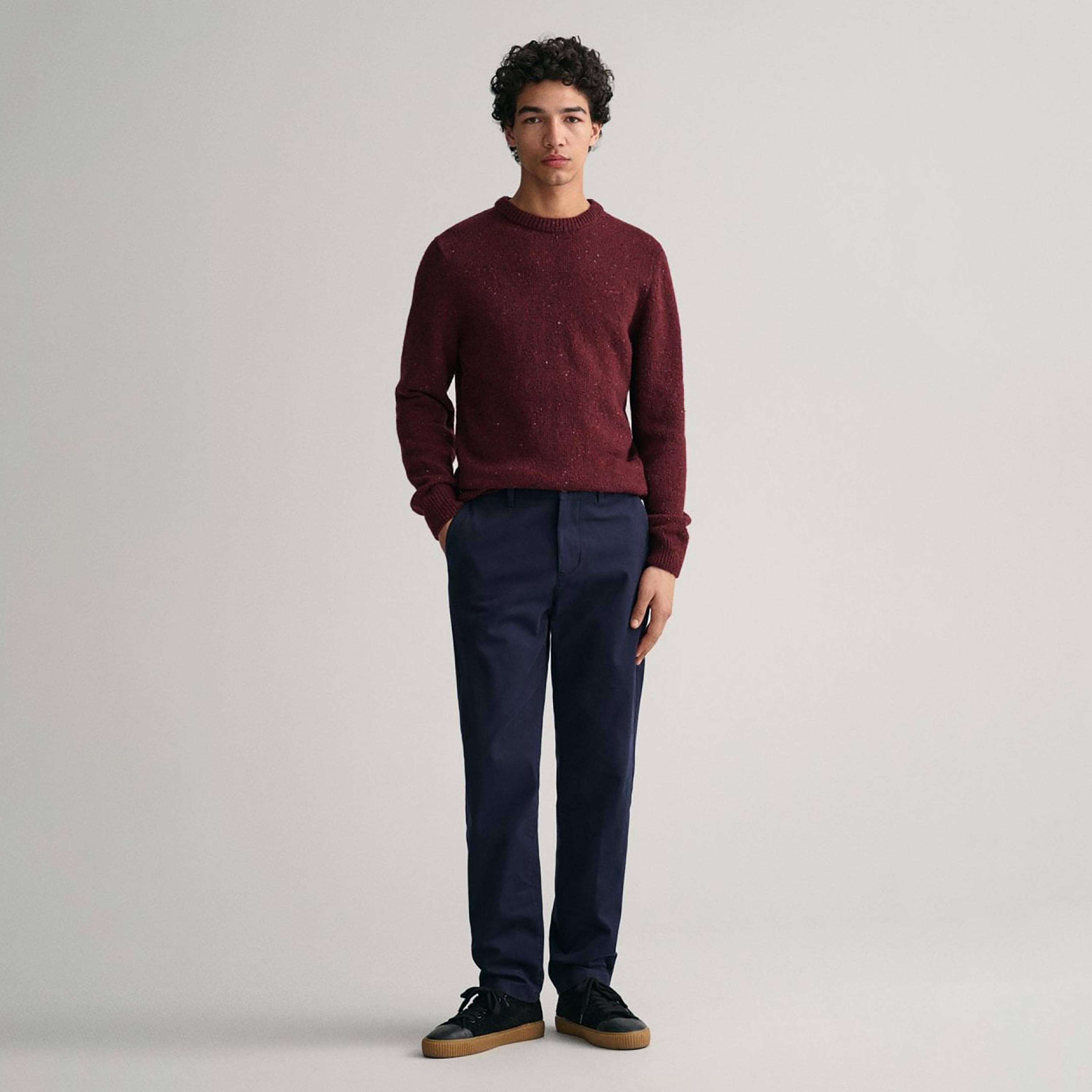 Gant Plain Mid-Rise Buttoned Chinos-men-clothing-bottoms-trousersandchinos-chinos-image-2