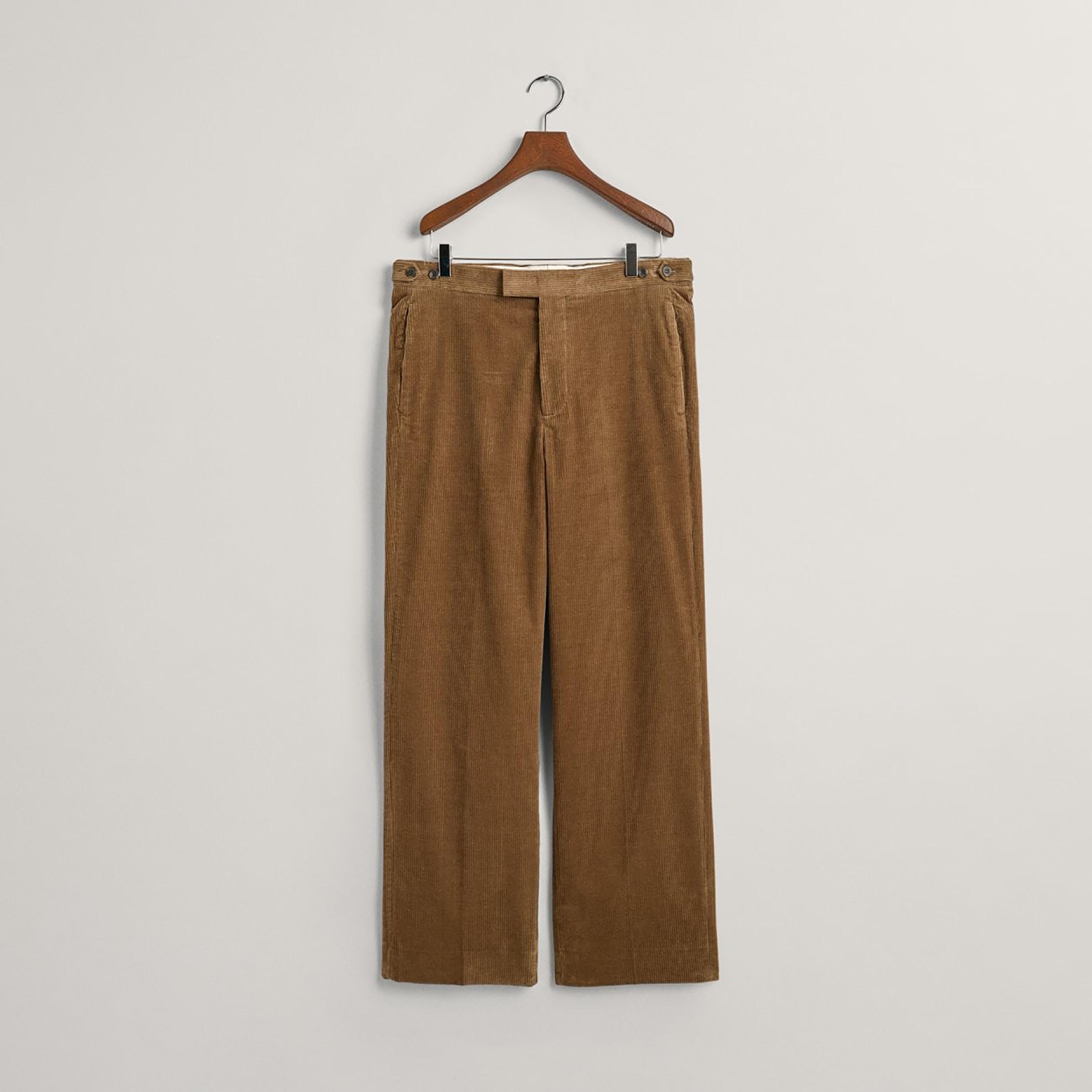 Gant Plain Mid-Rise Hook and Eye Pants-men-clothing-bottoms-trousersandchinos-trousers-image-1