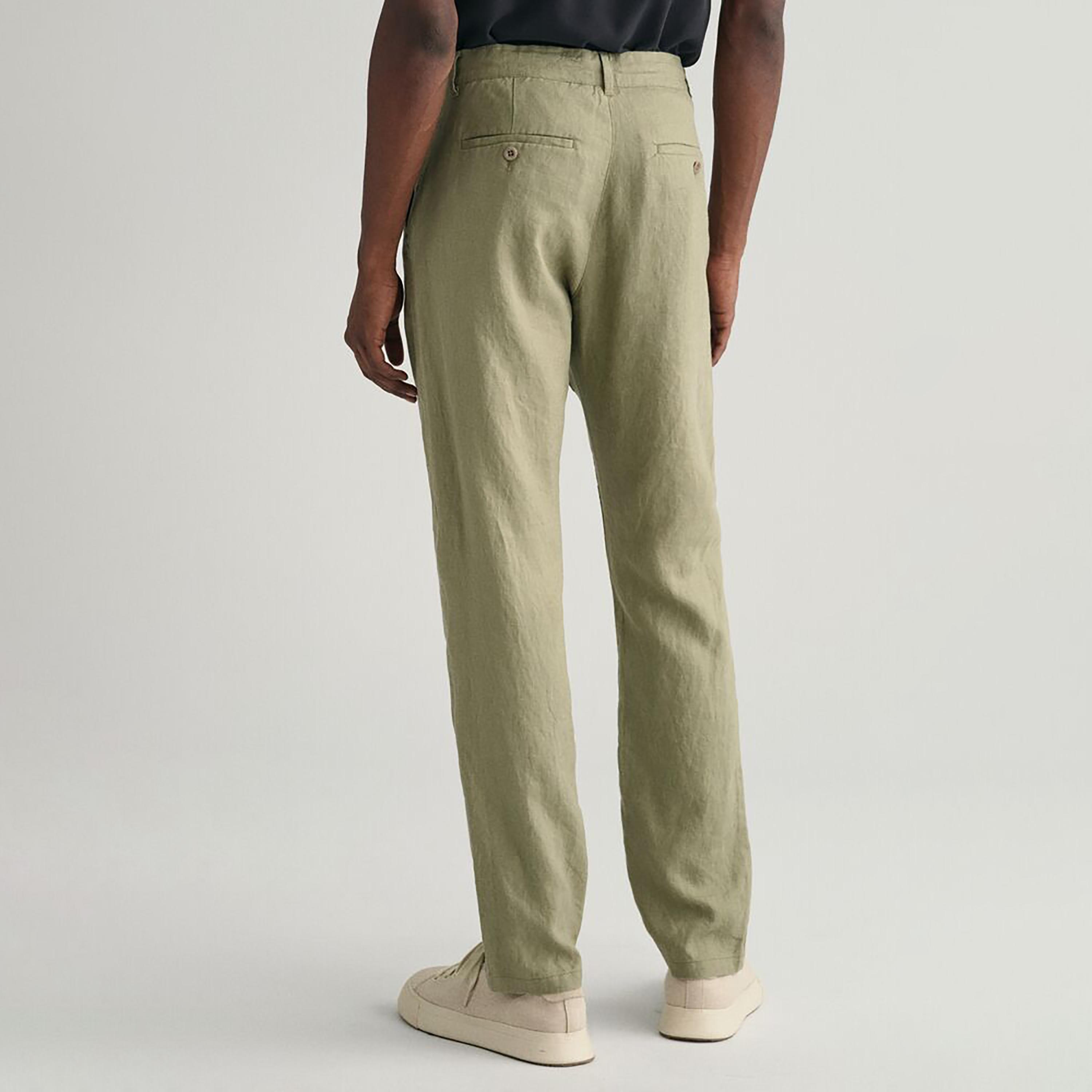 Gant Plain Mid-Rise Slanted Pocket Drawstring Pants-men-clothing-bottoms-joggers-image-4