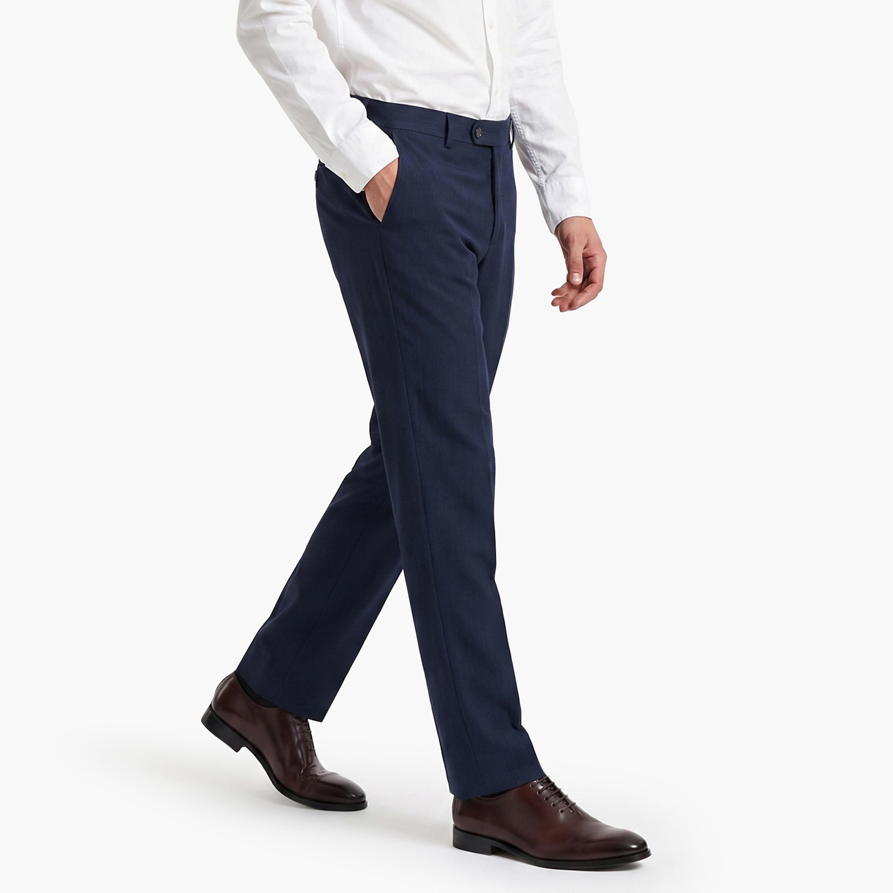 Gant Plain Linen Mid-Rise Men's Trousers-men-clothing-trousersandchinos-trousers-image-6