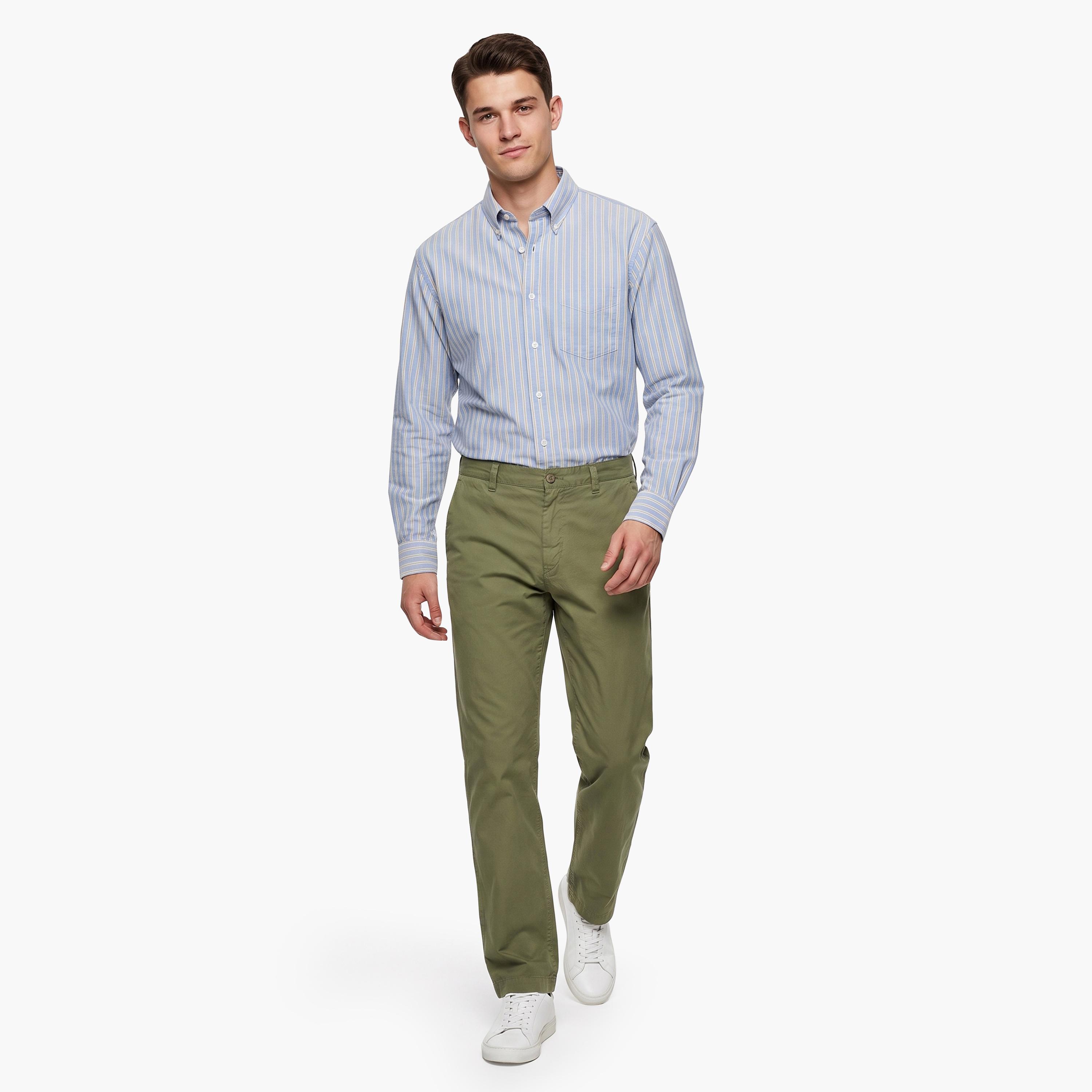 بناطيل تشينو رجالية بقصة عادية بخصر متوسط وسادة من جانت.-men-clothing-trousersandchinos-chinos-image-2
