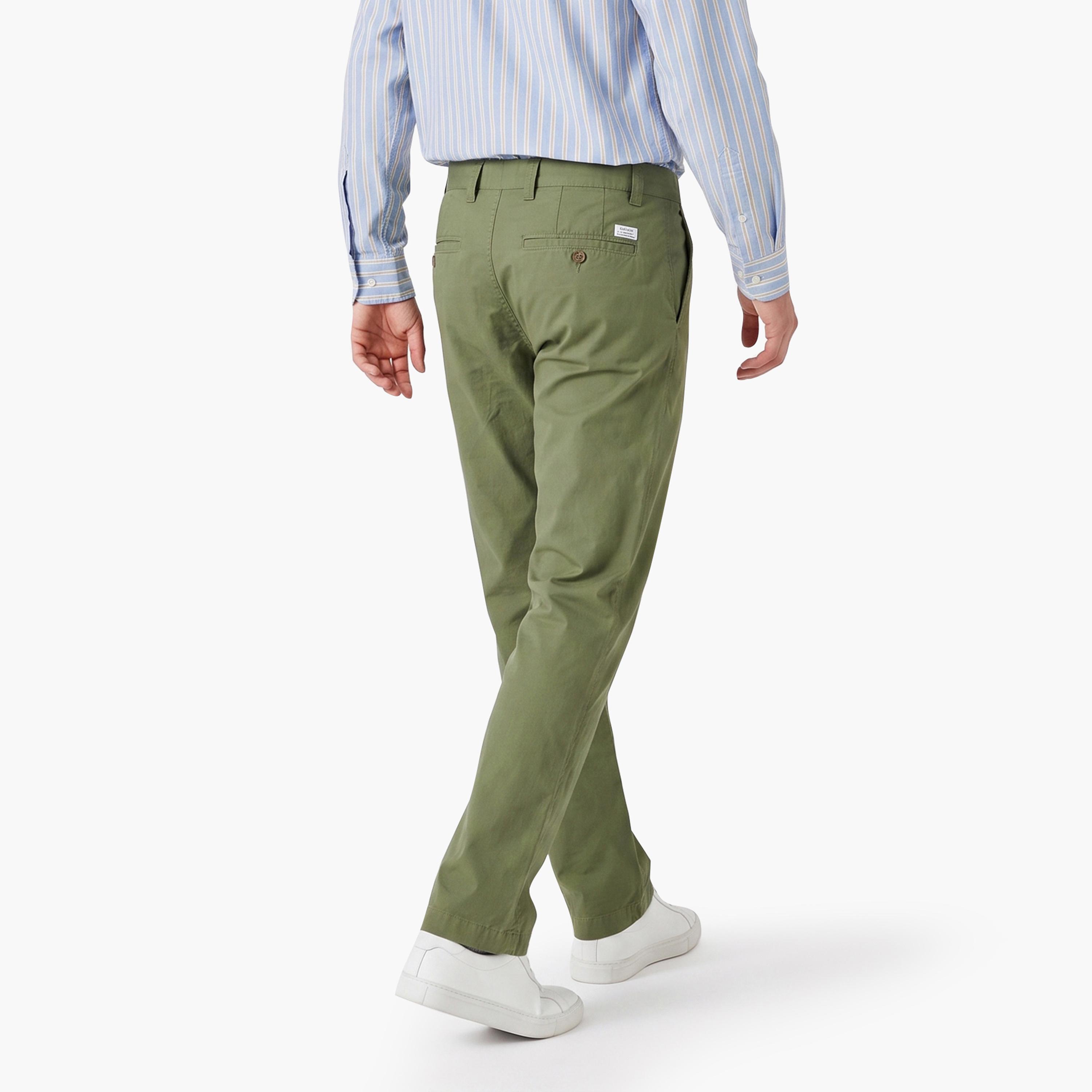 بناطيل تشينو رجالية بقصة عادية بخصر متوسط وسادة من جانت.-men-clothing-trousersandchinos-chinos-image-4