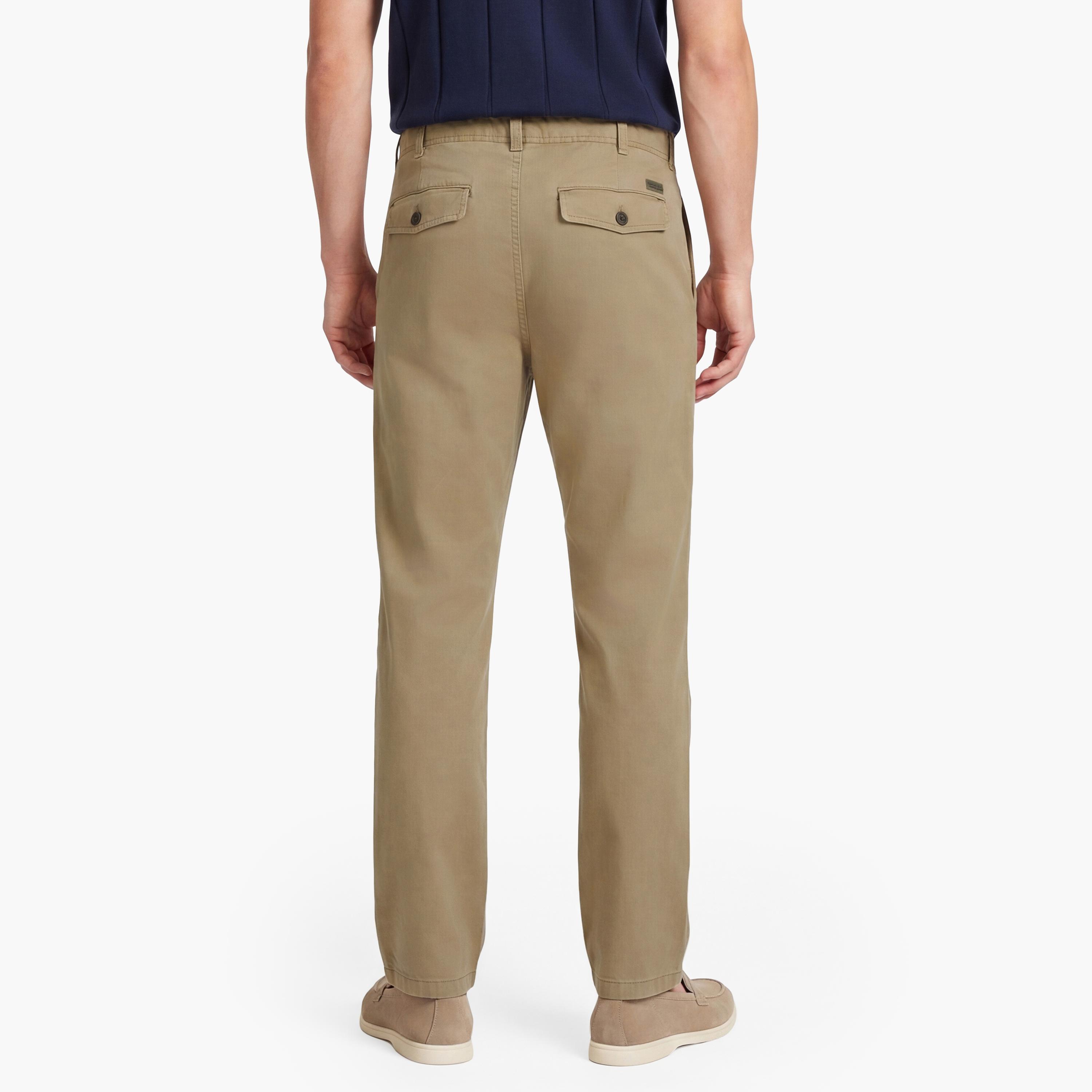 بنطال تشينو رجالي متوسط الارتفاع بأربعة جيوب وقصة عادية من جانت-men-clothing-bottoms-trousersandchinos-chinos-image-4