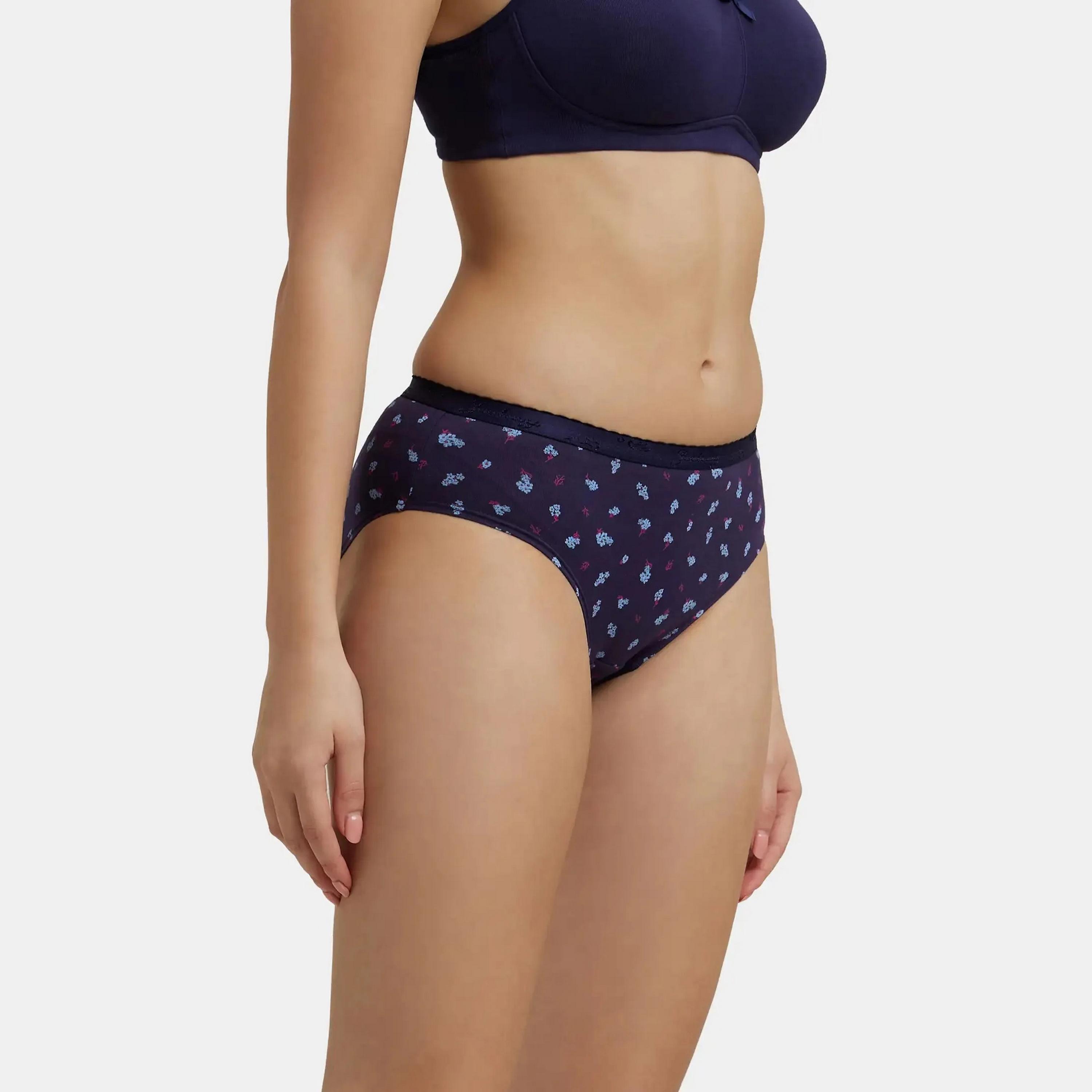 مجموعة متنوعة من 2 سراويل داخلية نسائية قطنية مطبوعة مريحة من جوكي-women-clothing-lingerie-panties-image-4