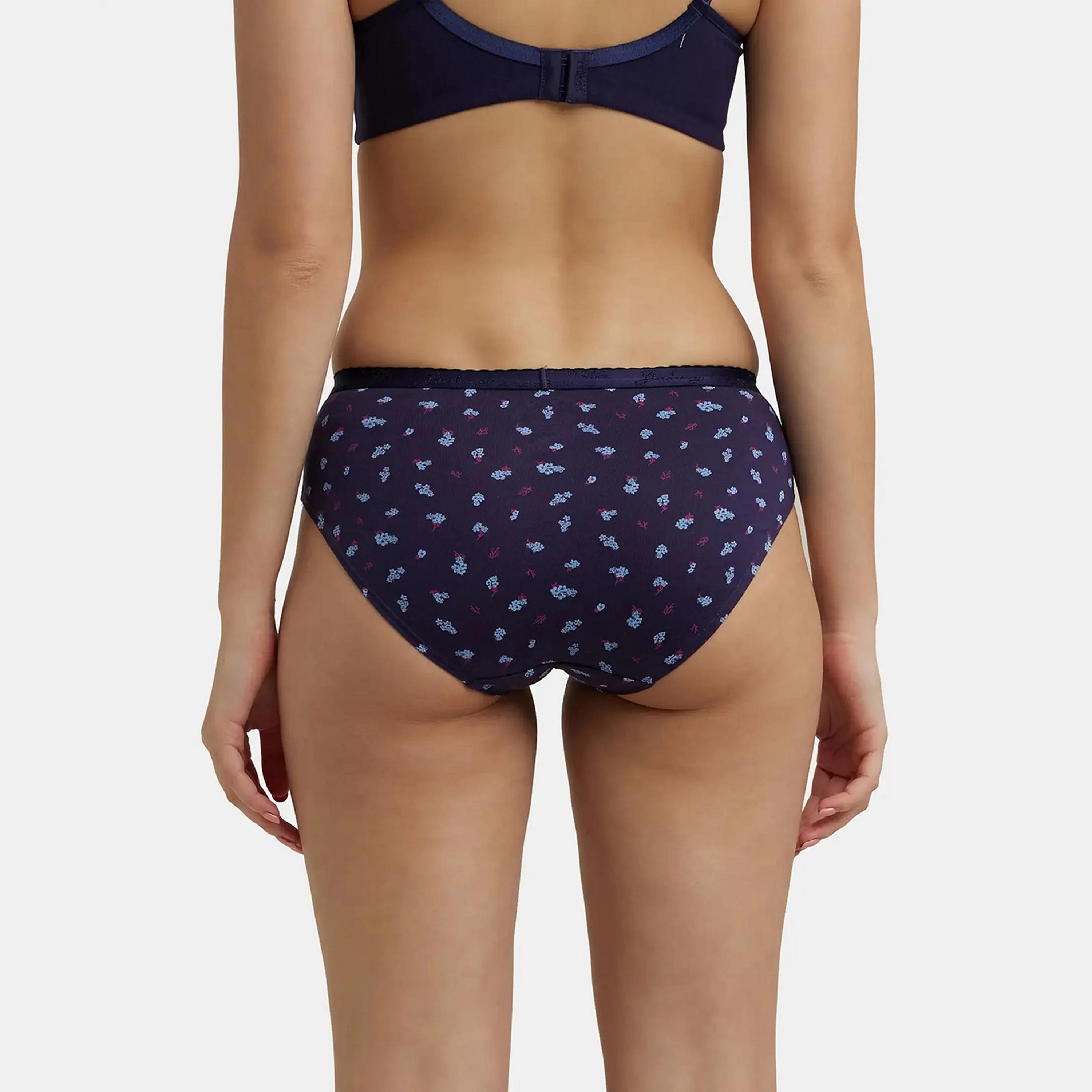 مجموعة متنوعة من 2 سراويل داخلية نسائية قطنية مطبوعة مريحة من جوكي-women-clothing-lingerie-panties-image-6