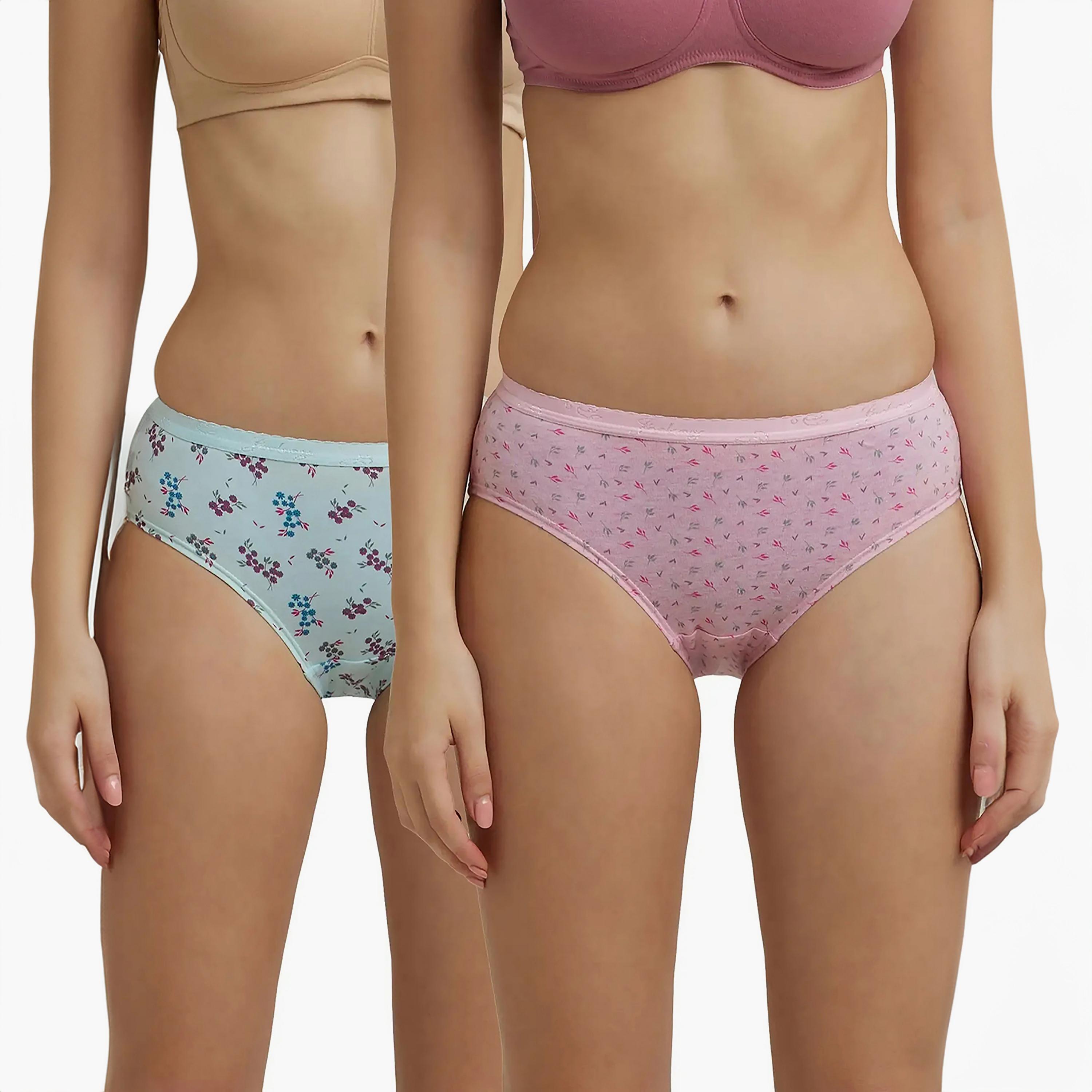 Jockey Assorted Pack of 2 Simple Comfort Printed Cotton Women's Hipster Panty-women-clothing-lingerie-panties-image-5