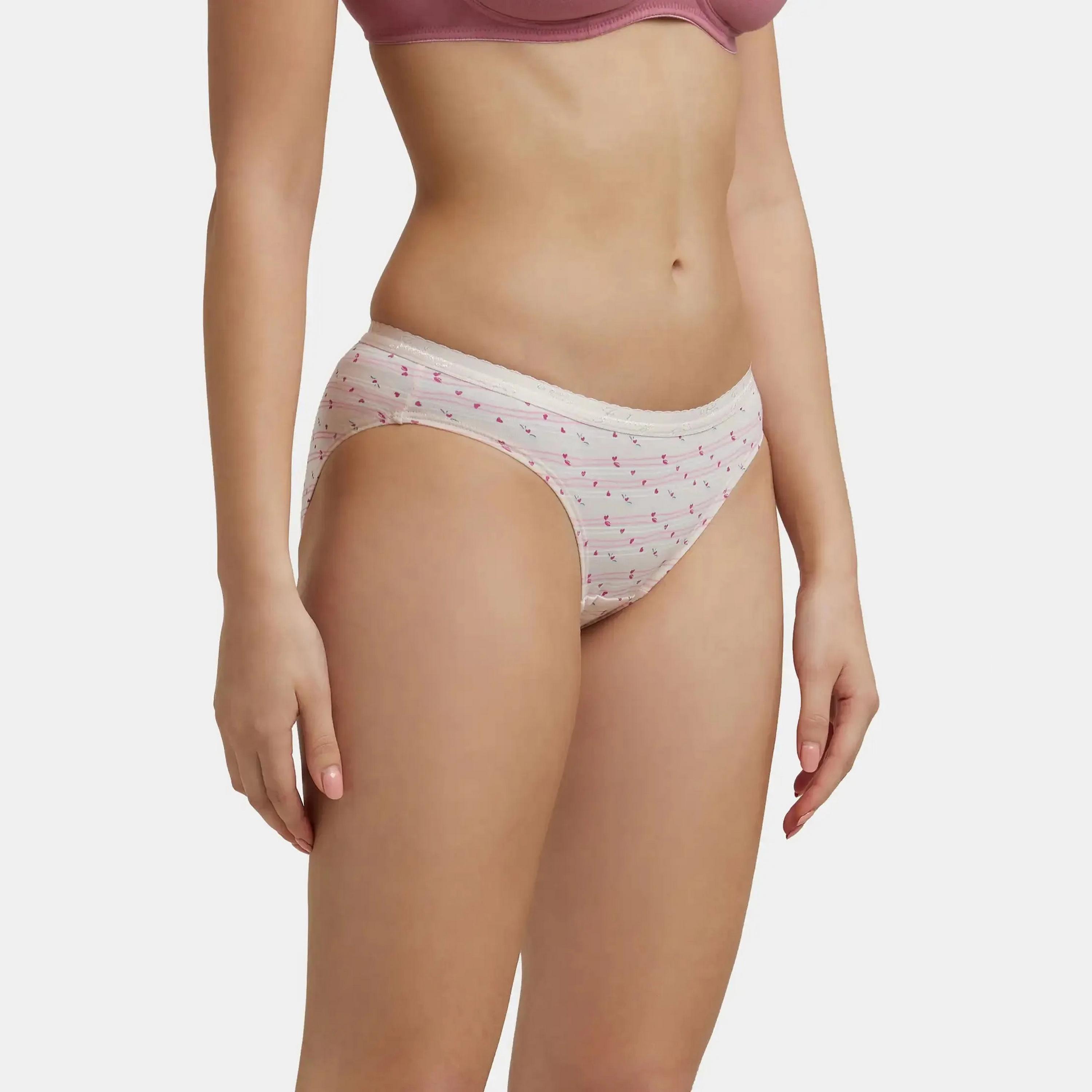 Jockey Assorted Pack of 2 Simple Comfort Printed Cotton Women's Briefs Panty-women-clothing-lingerie-panties-image-4