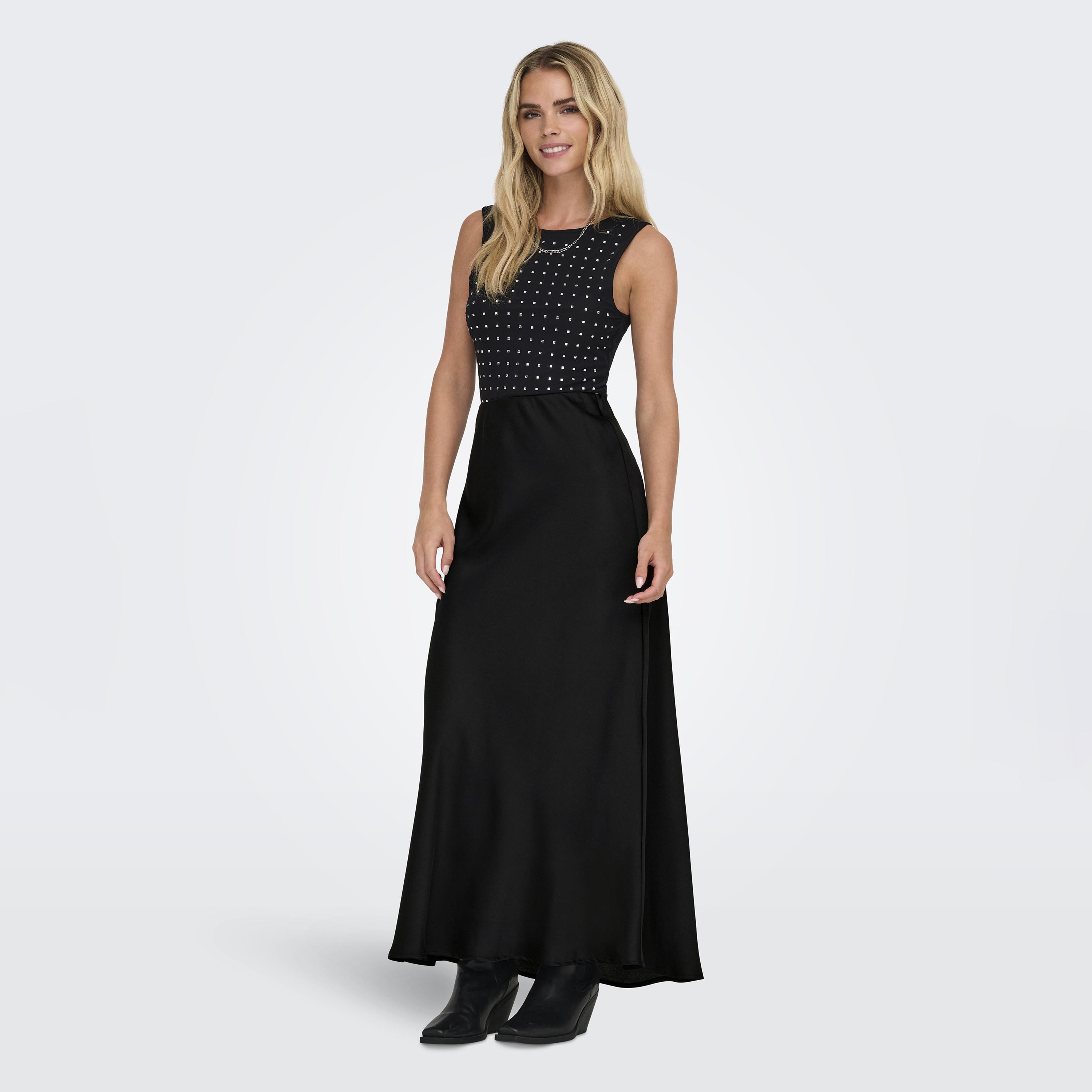 Vero Moda Black Bias-Cut Women's Maxi Skirt-women-clothing-skirts-image-2