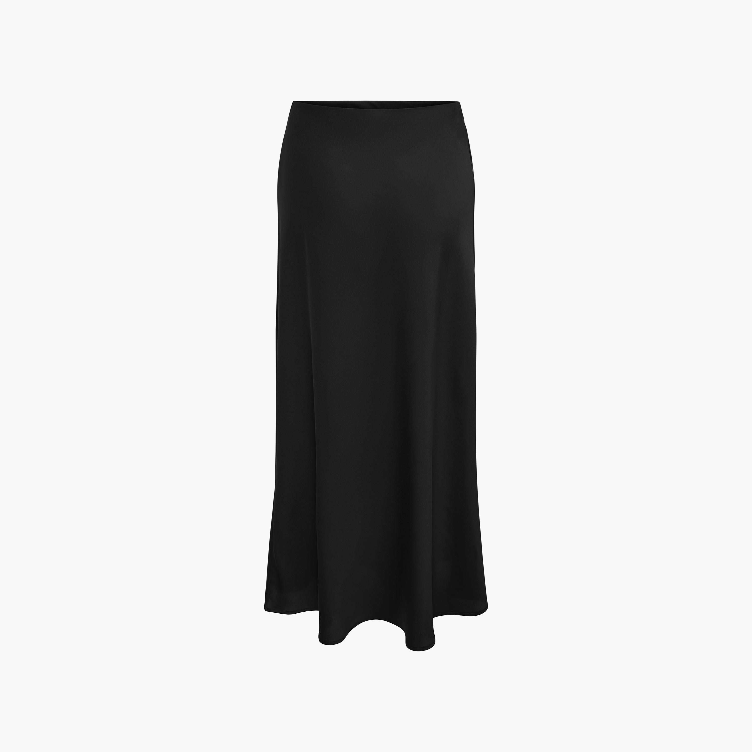 Vero Moda Black Bias-Cut Women's Maxi Skirt-women-clothing-skirts-image-5