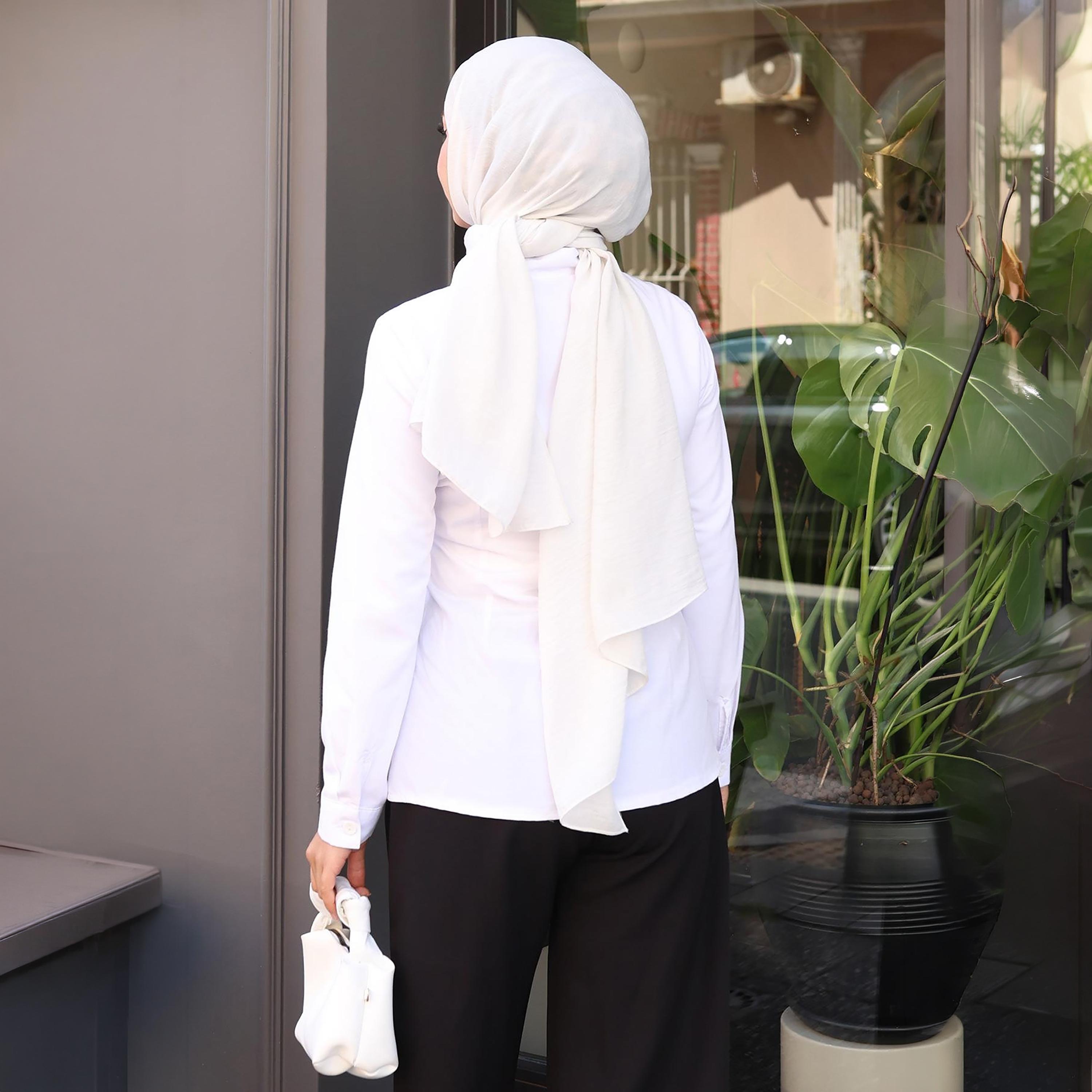 Turkish Souq White Women's Shirt-women-arabicclothing-blouses-image-3