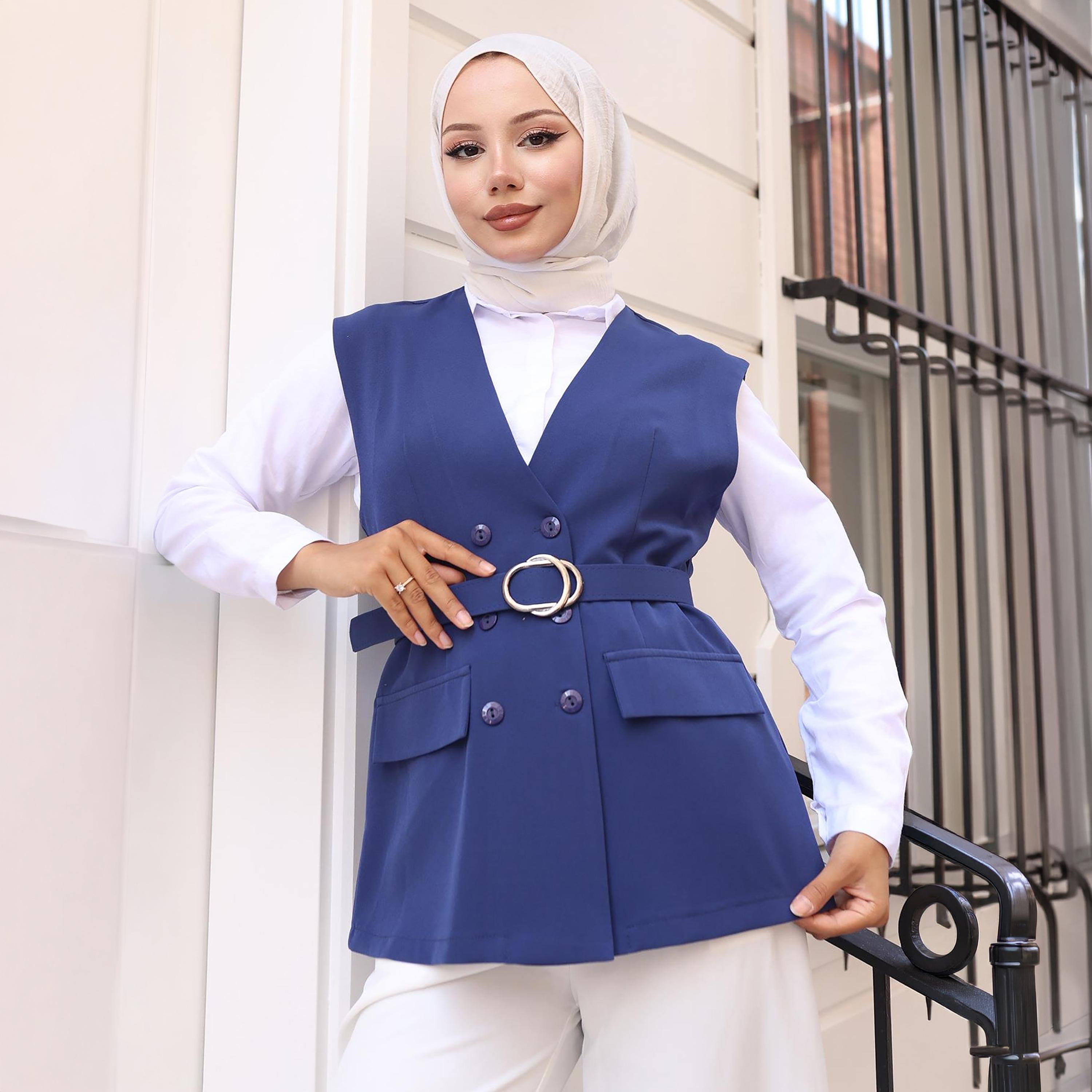 Turkish Souq Crepe Vest & Trousers Women's Set-women-clothing-coordsets-image-4