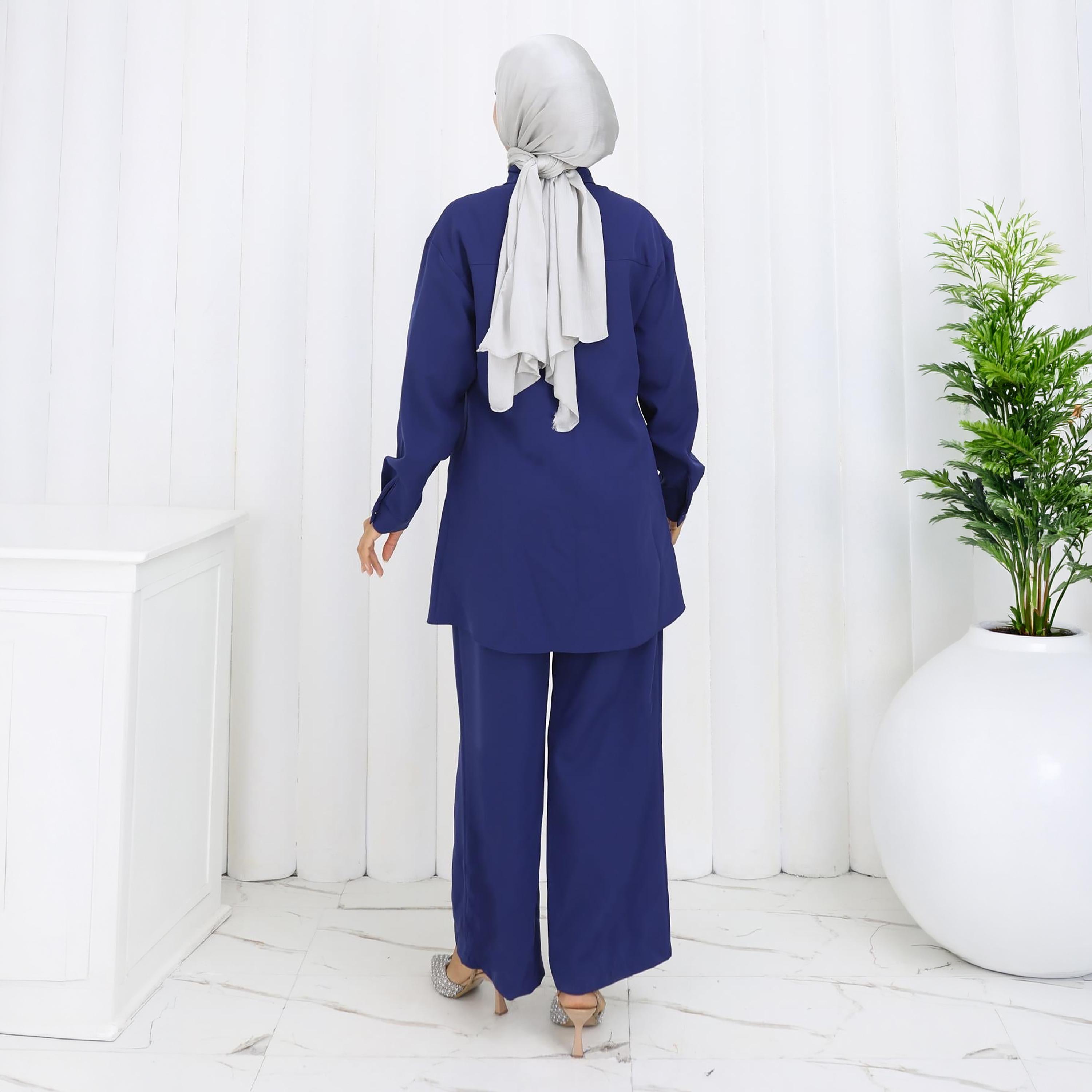 Turkish Souq Embellished Crepe Tunic & Trousers Women's Set-women-clothing-coordsets-image-3