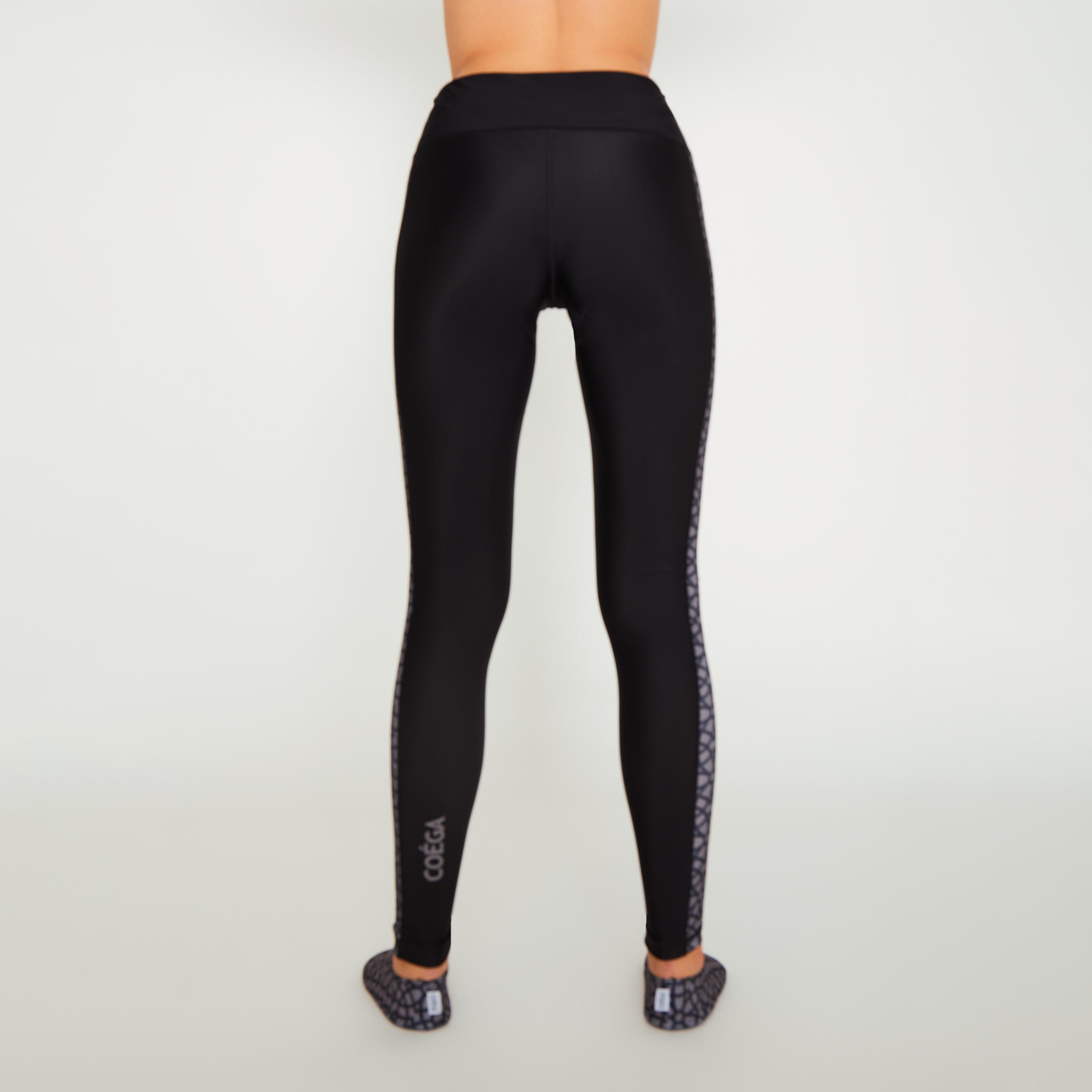 COEGA Sunwear Women's Tights, Nero Silver Arabesque-women-clothing-sportswearandactivewear-bottoms-image-3