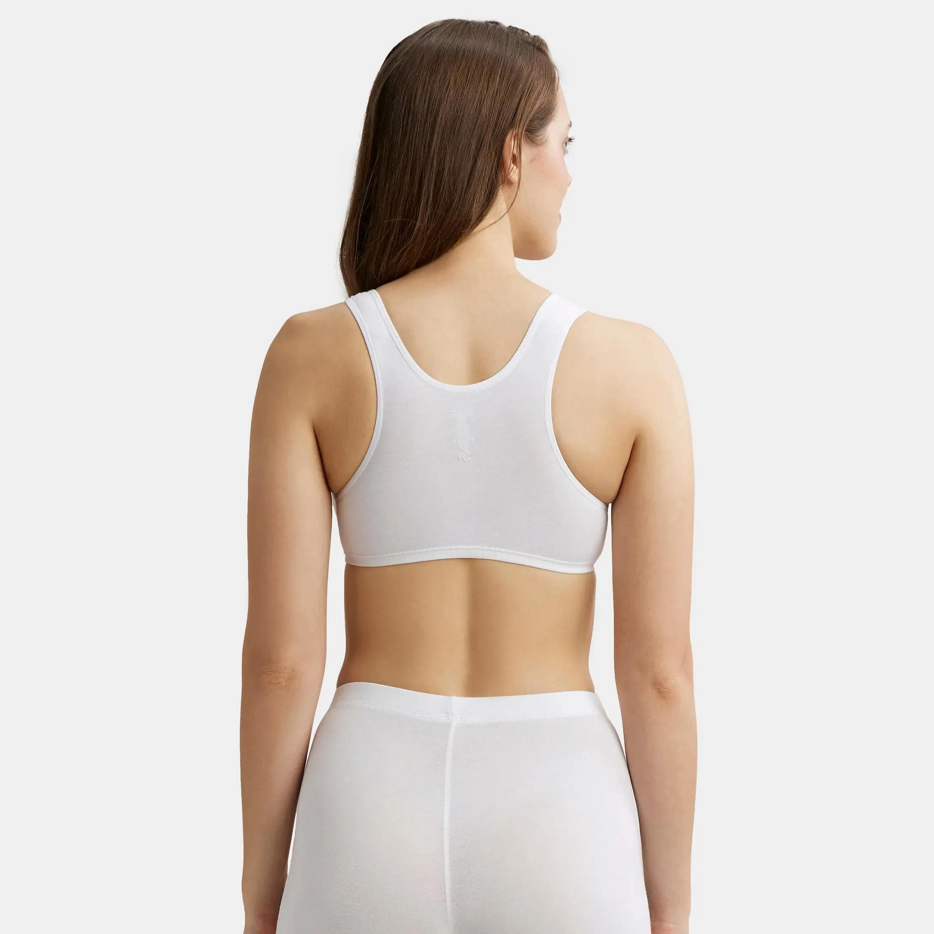 حمالة صدر رياضية نسائية سادة غير مبطنة بدون أسلاك من جوكي-women-clothing-lingerie-bras-image-2