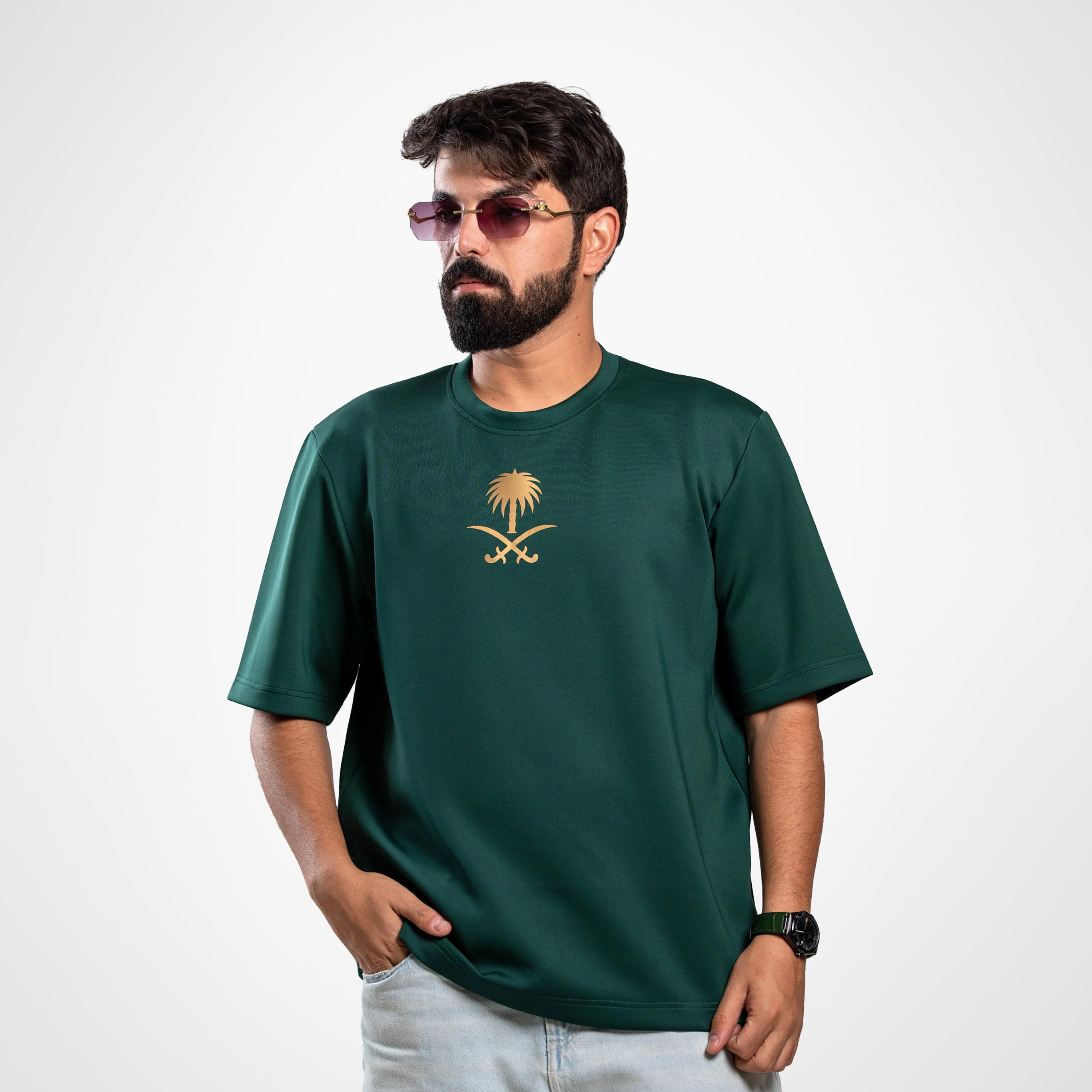 sanefn Camel Heritage Textile Crew Neck Short Sleeves Men's National Day T-Shirt-men-clothing-tshirtsandpolos-tshirts-image-1