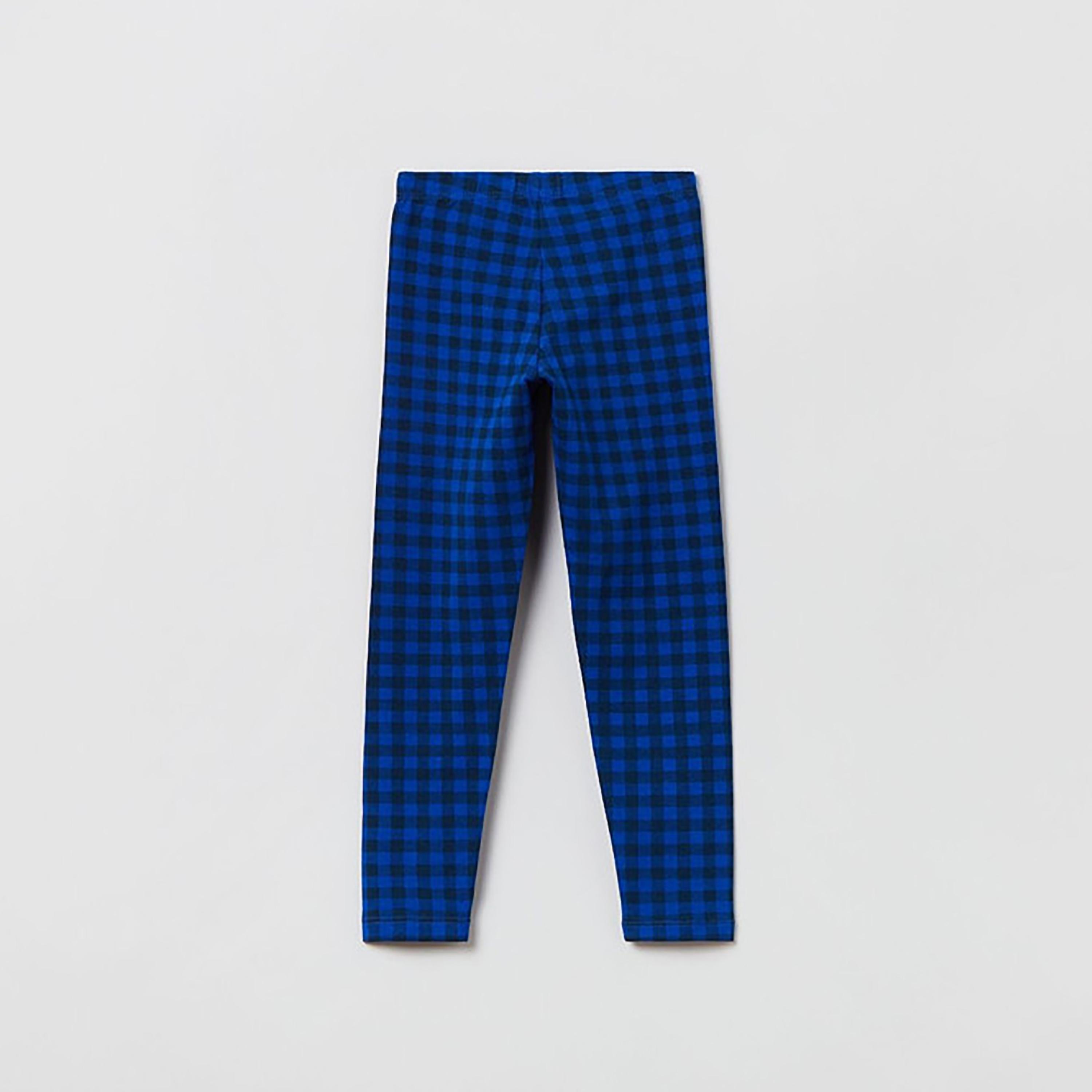 OVS Checked Printed Regular Fit Leggings-girls-clothing-bottoms-leggings-image-2
