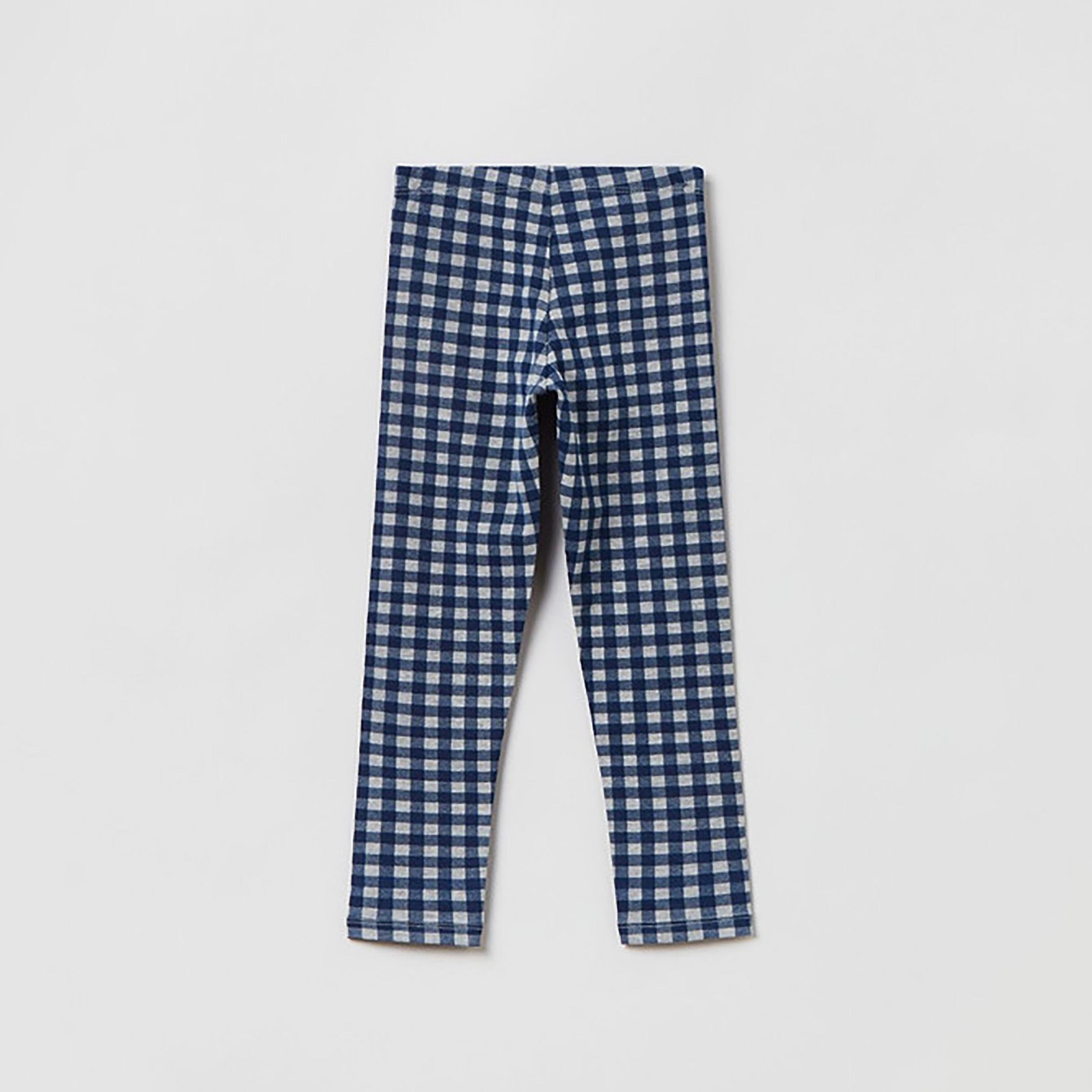 OVS Checked Printed Regular Fit Leggings-girls-clothing-bottoms-leggings-image-2