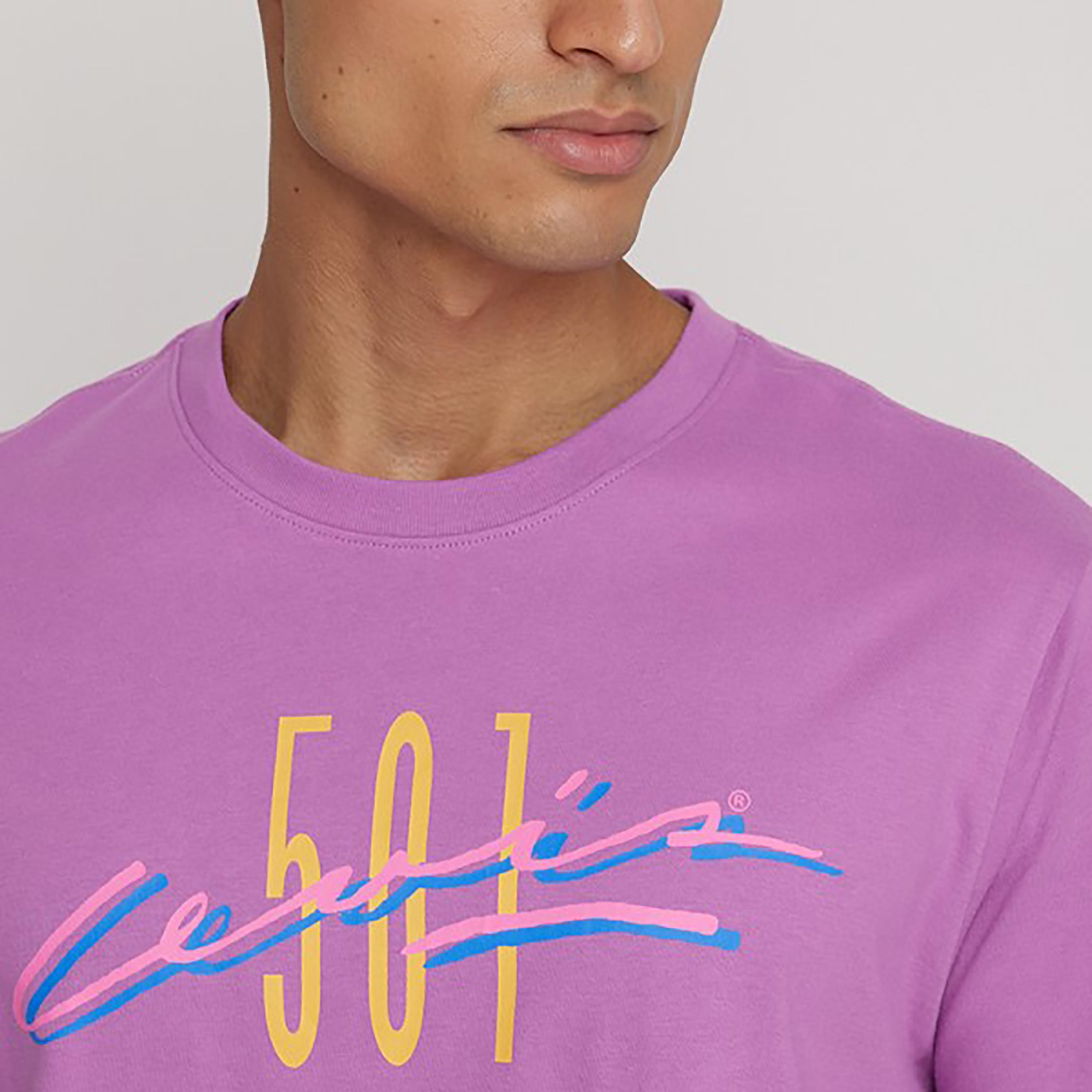 تيشيرت ليفايز بأكمام قصيرة وياقة دائرية مع مطبوع-men-clothing-tshirtsandpolos-tshirts-image-3