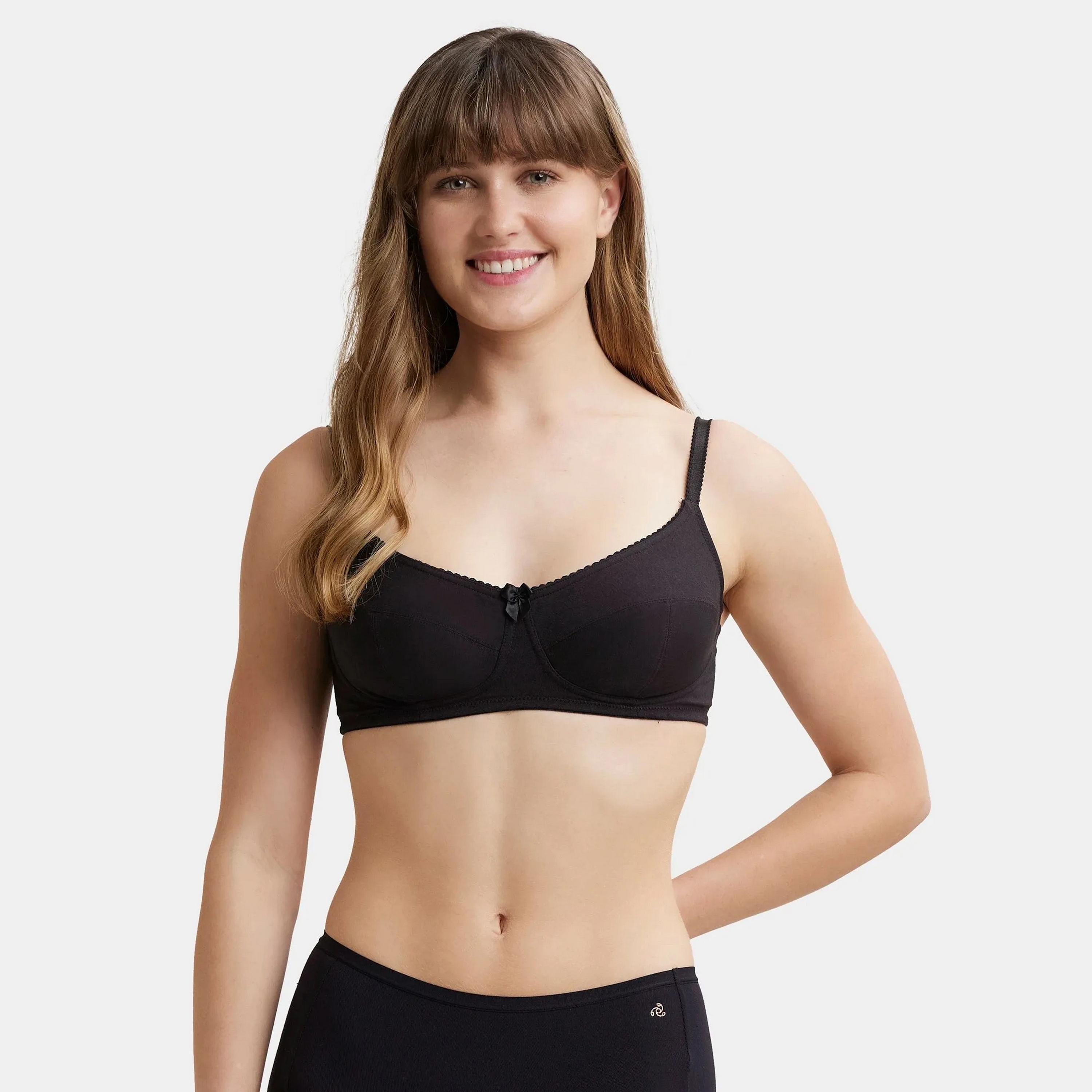 Jockey Plain Padded Non-Wired Women's Bra-women-clothing-lingerie-bras-image-1