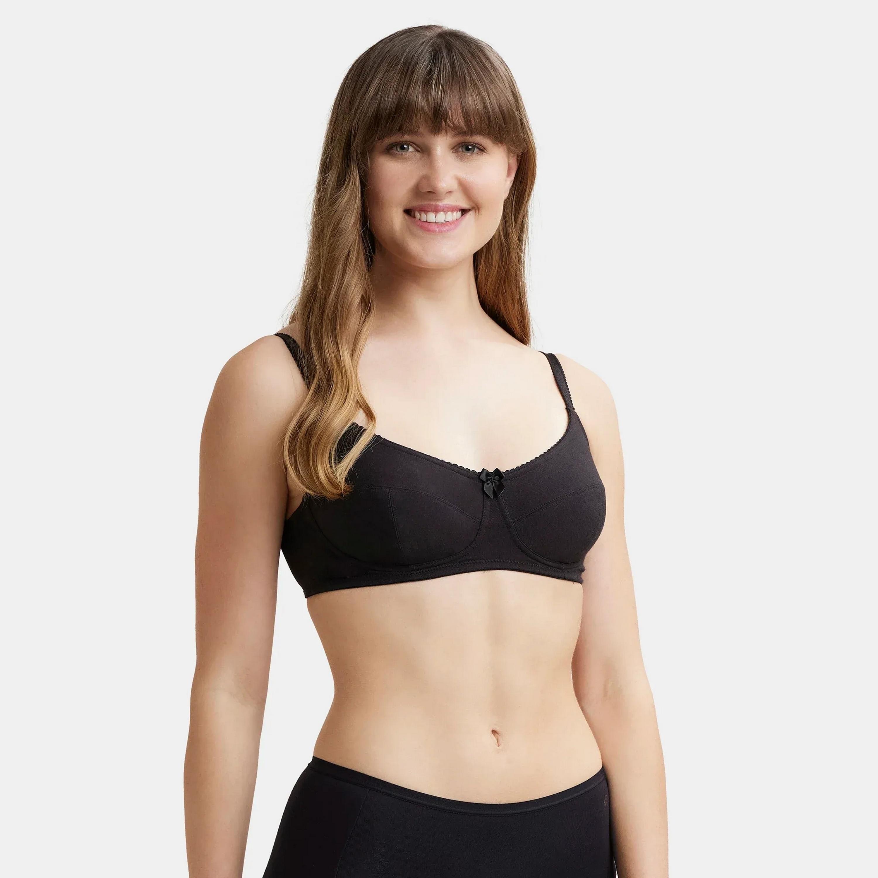 Jockey Plain Padded Non-Wired Women's Bra-women-clothing-lingerie-bras-image-3