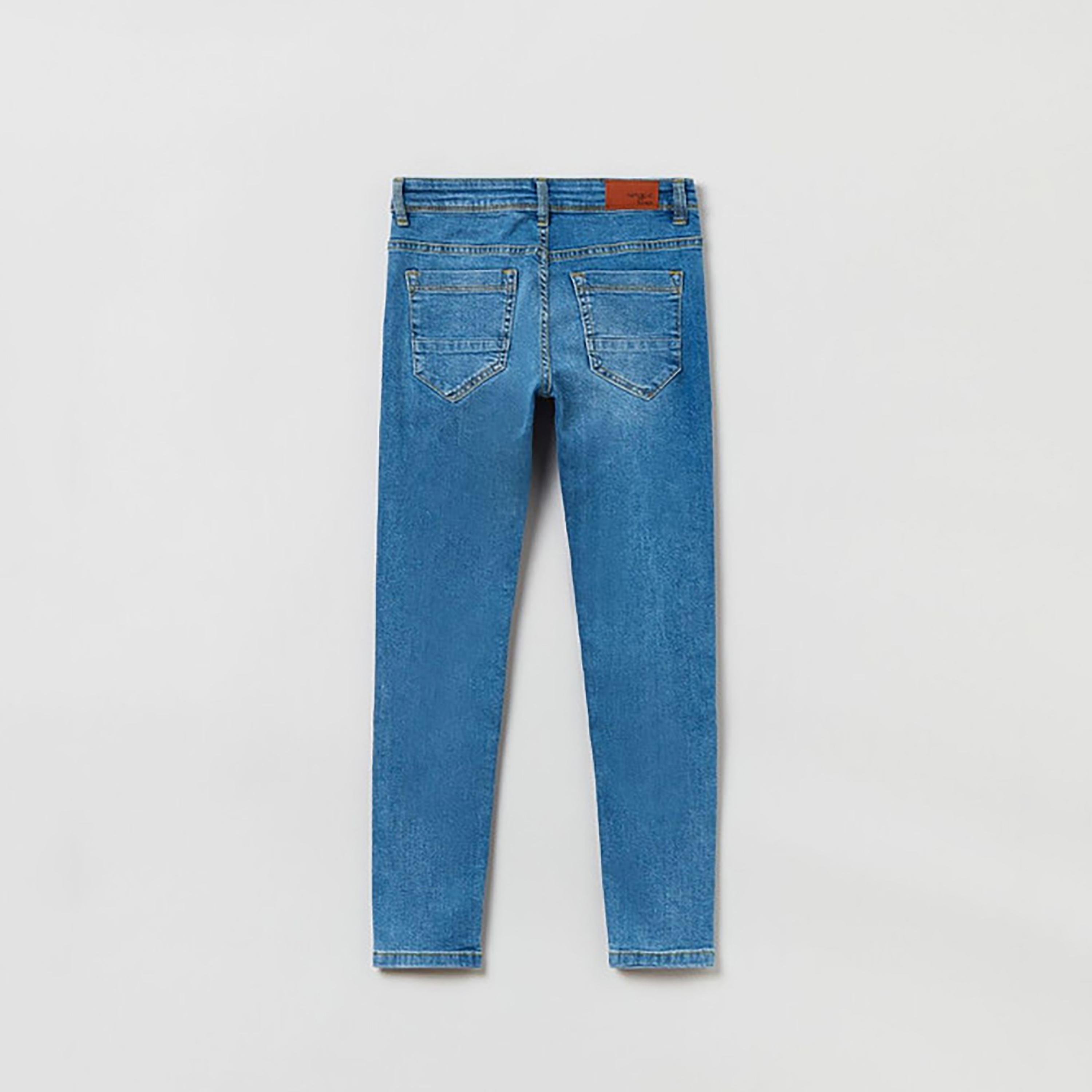 بنطلون جينز سادة بقصة عادية من اوه في اس-boys-clothing-bottoms-jeans-image-2