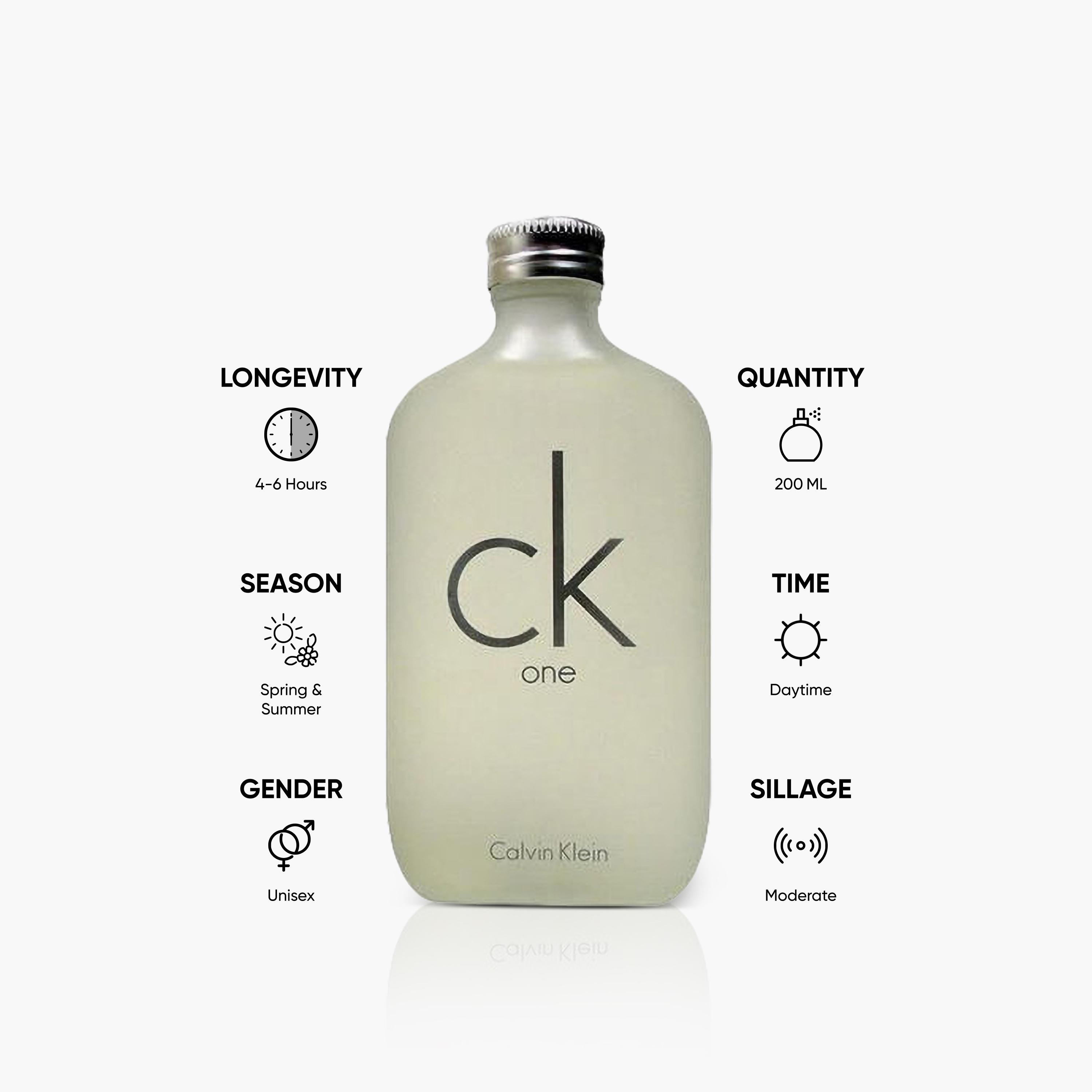 Calvin Klein cK One Eau De Toilette Unisex Spray - 200 ml-beautyandpersonalcare-fragrance-unisex-image-5
