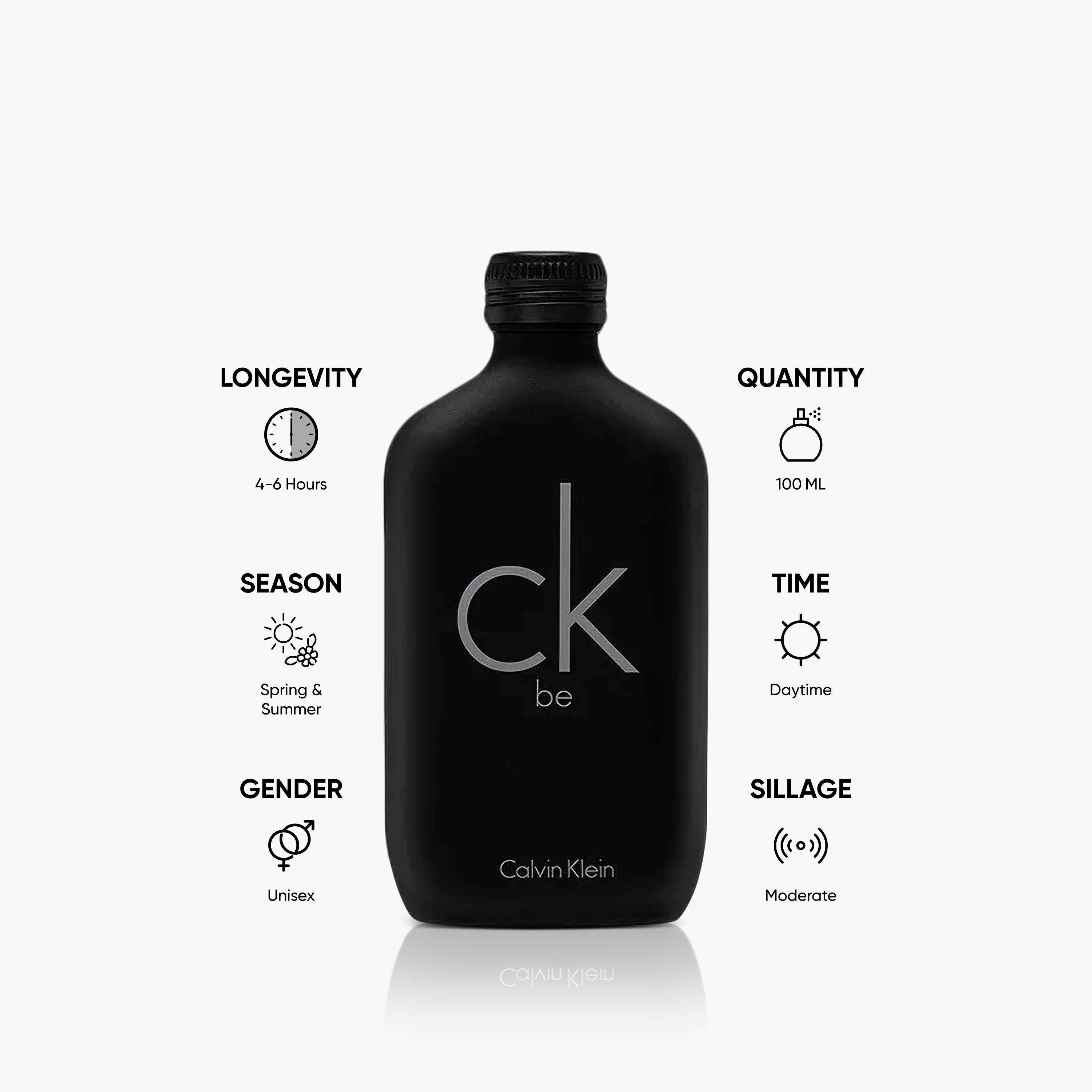 Calvin Klein cK be Eau De Toilette Natural Spray - 100 ml-beautyandpersonalcare-fragrance-unisex-image-5
