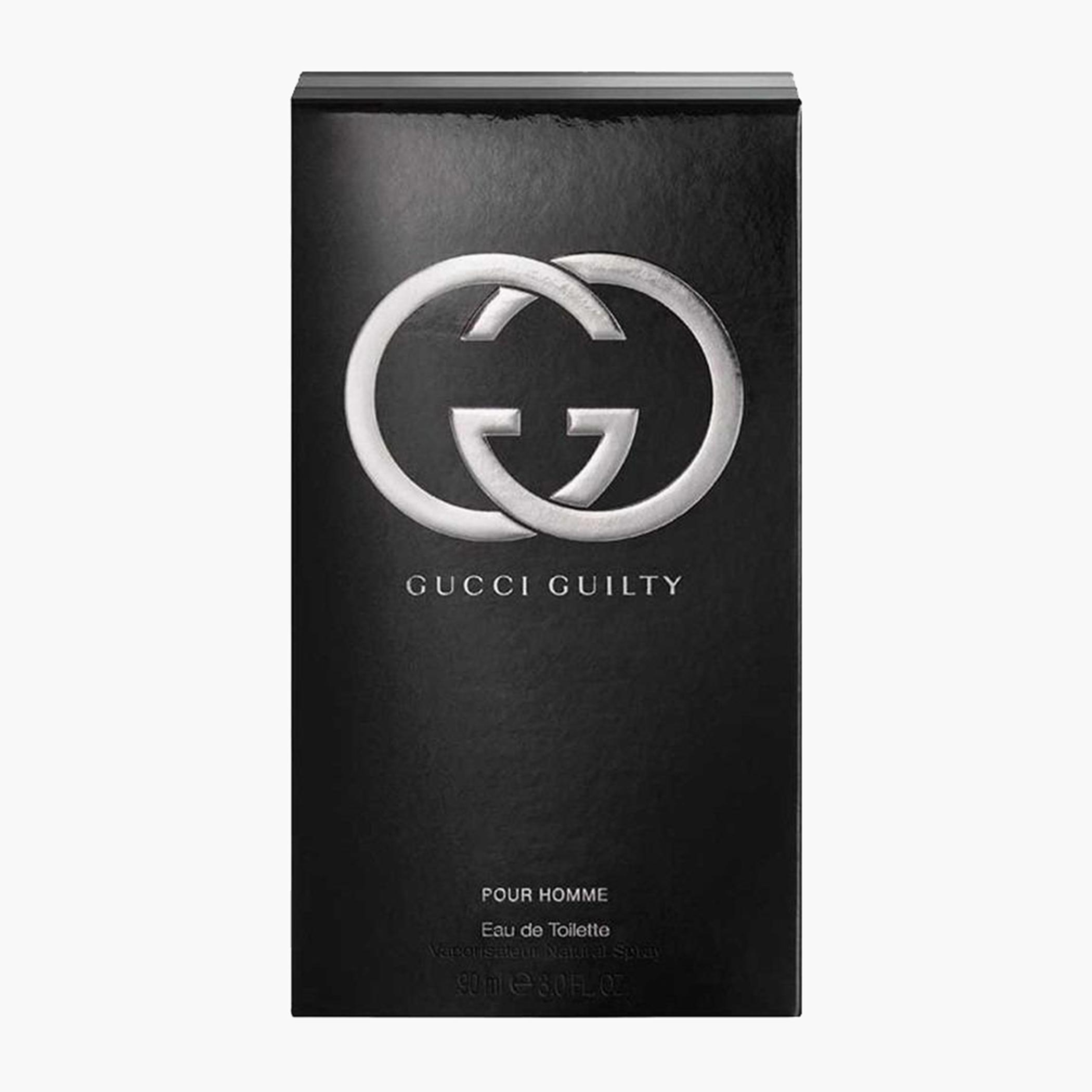 Gucci Guilty Pour Homme Eau De Toilette Spray for Men - 90 ml-beautyandpersonalcare-fragrance-men-image-3