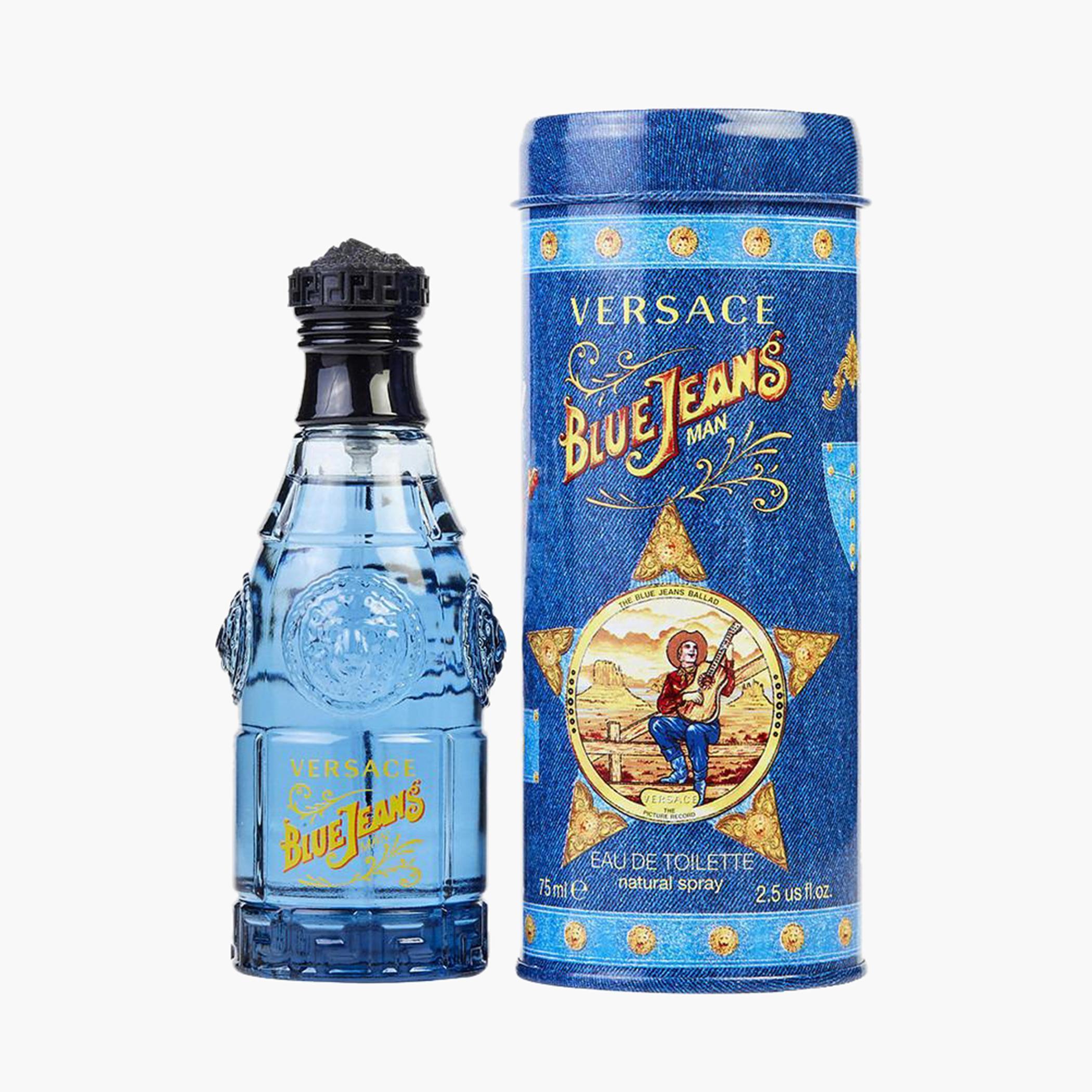 Versace Blue Jeans Eau De Toilette Spray for Men - 75 ml-beautyandpersonalcare-fragrance-men-image-2