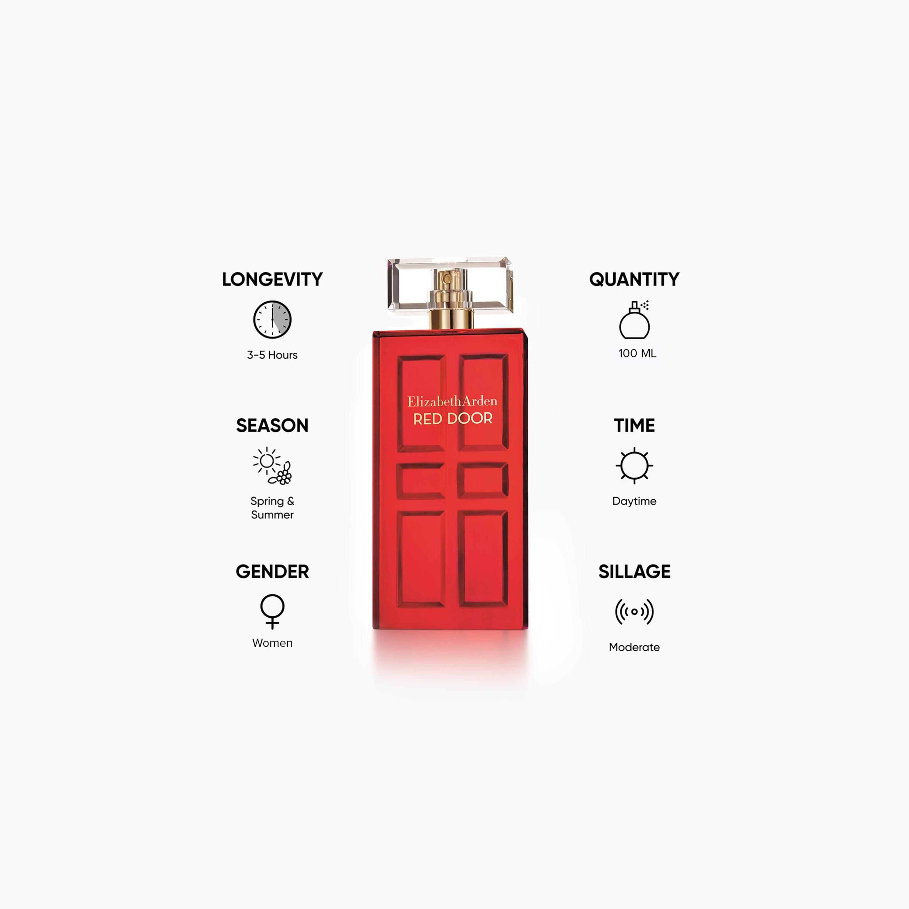 Elizabeth Arden Red Door Eau de Toilette Spray for Women - 100 ml-beautyandpersonalcare-fragrance-women-image-3