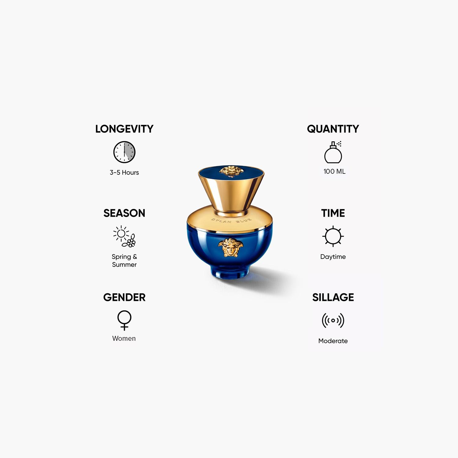 Versace Dylan Blue Pour Femme Eau de Parfum for Women - 100 ml-beautyandpersonalcare-fragrance-women-image-5