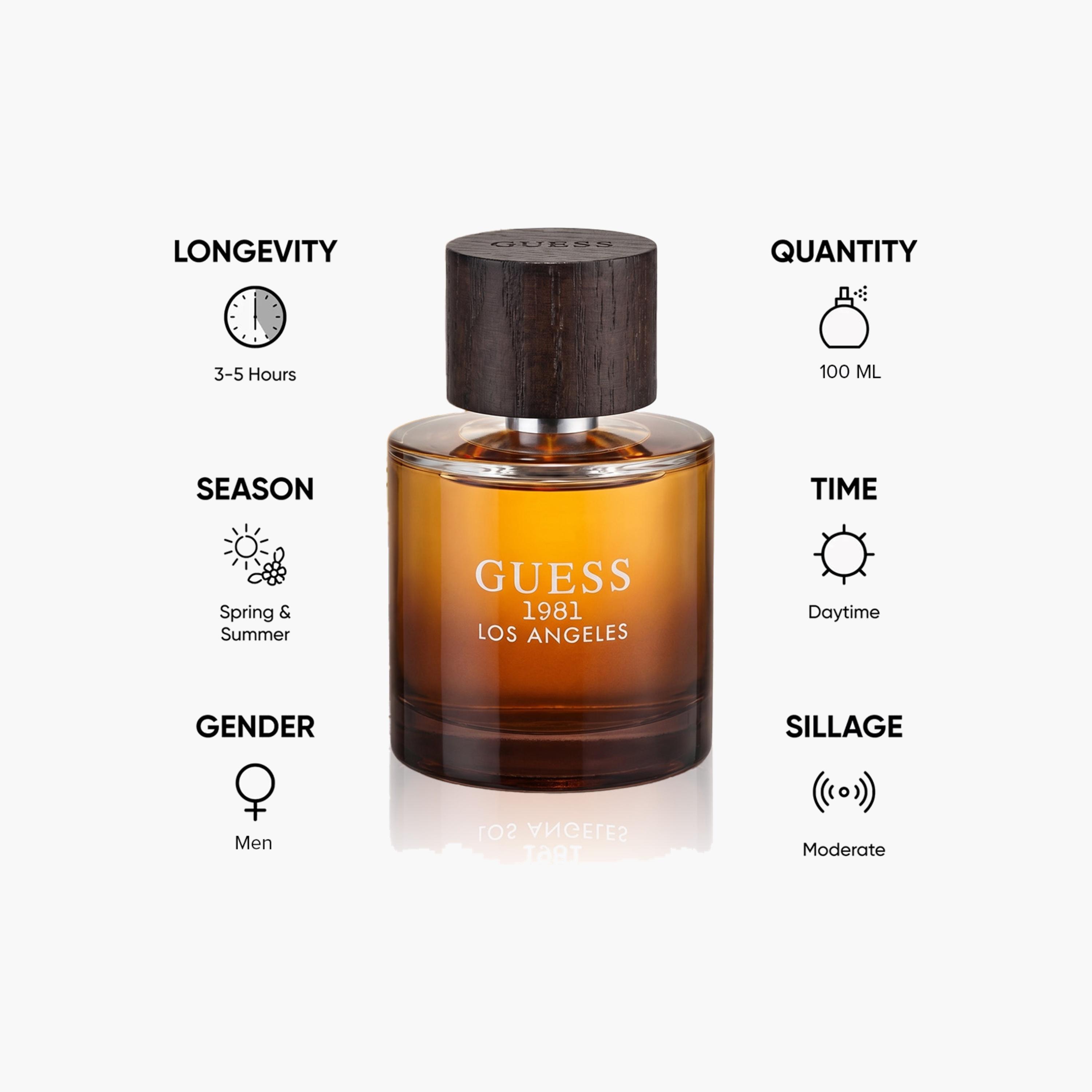 Guess Men's 1981 Los Angeles Eau De Toilette Spray - 100 ml-beautyandpersonalcare-fragrance-men-image-5