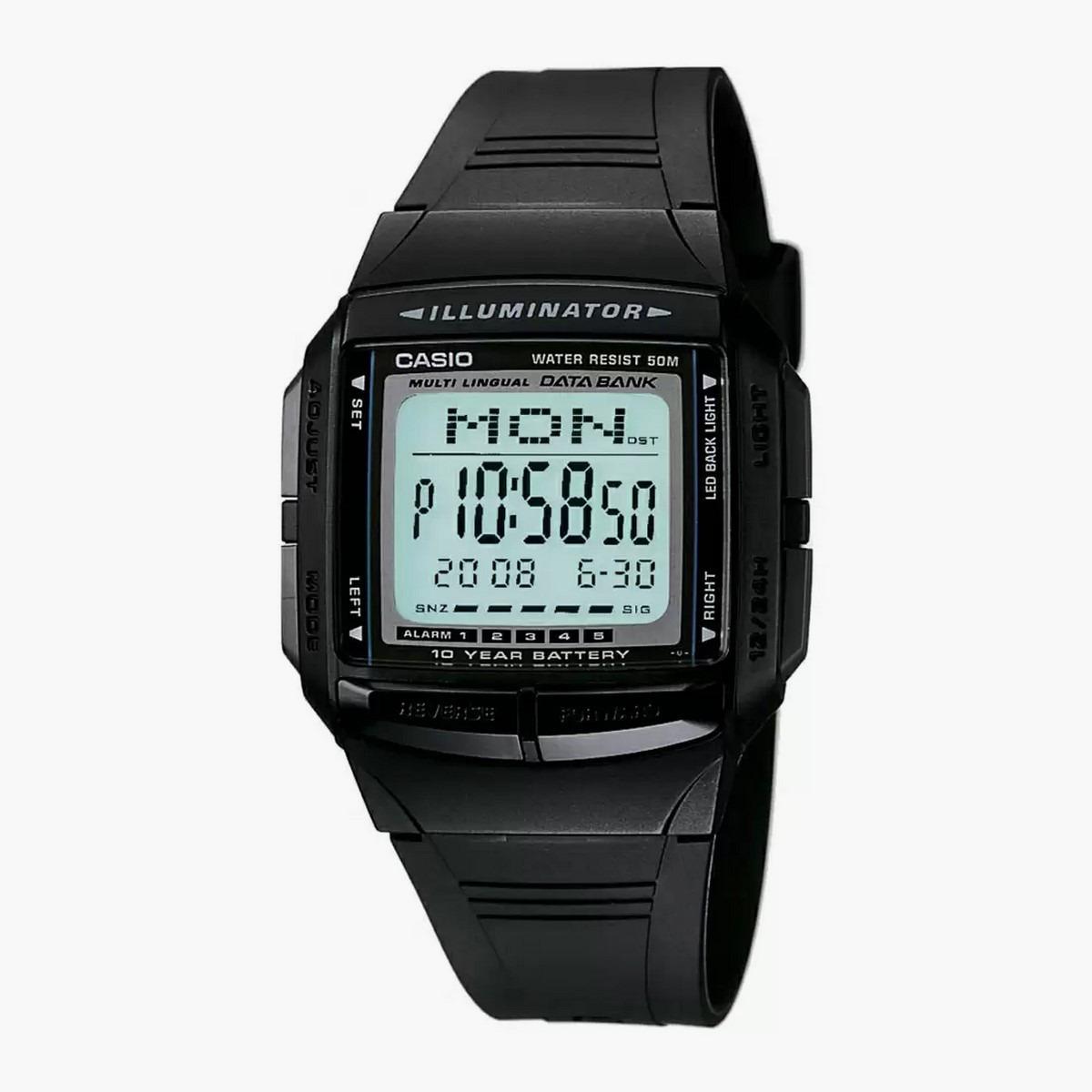 ساعة كاسيو الرقمية للرجال بسوار أسود من الراتنج - DB-36-9AVSDF-men-watchesandjewellery-watches-image-1