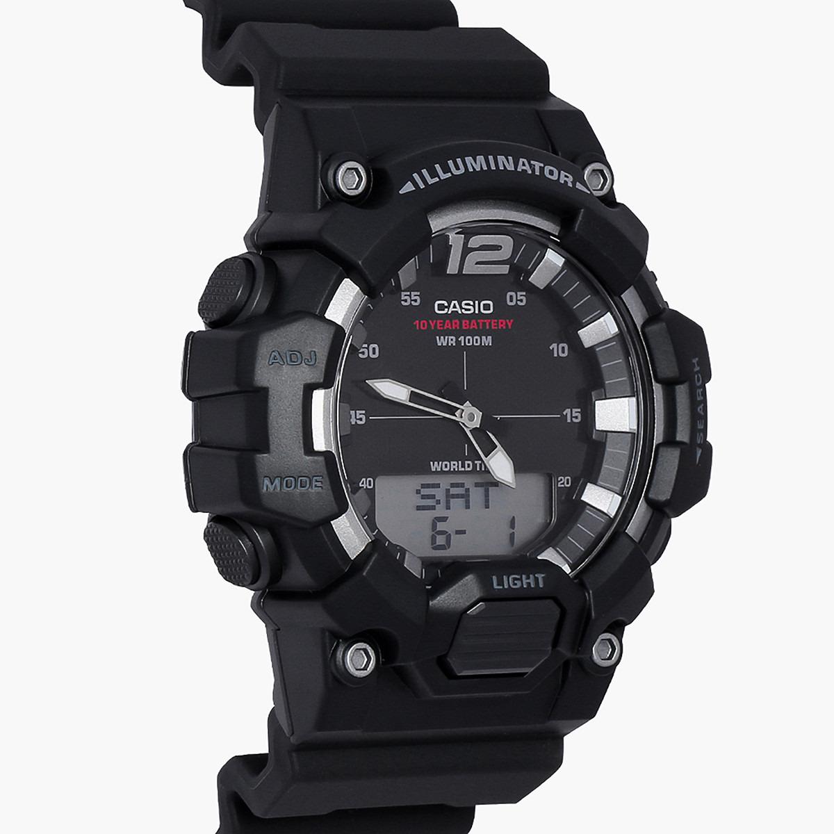 Casio Men's Black Analog/Digital Resin Strap Watch -HDC-700-1AVDF-men-watchesandjewellery-watches-image-3