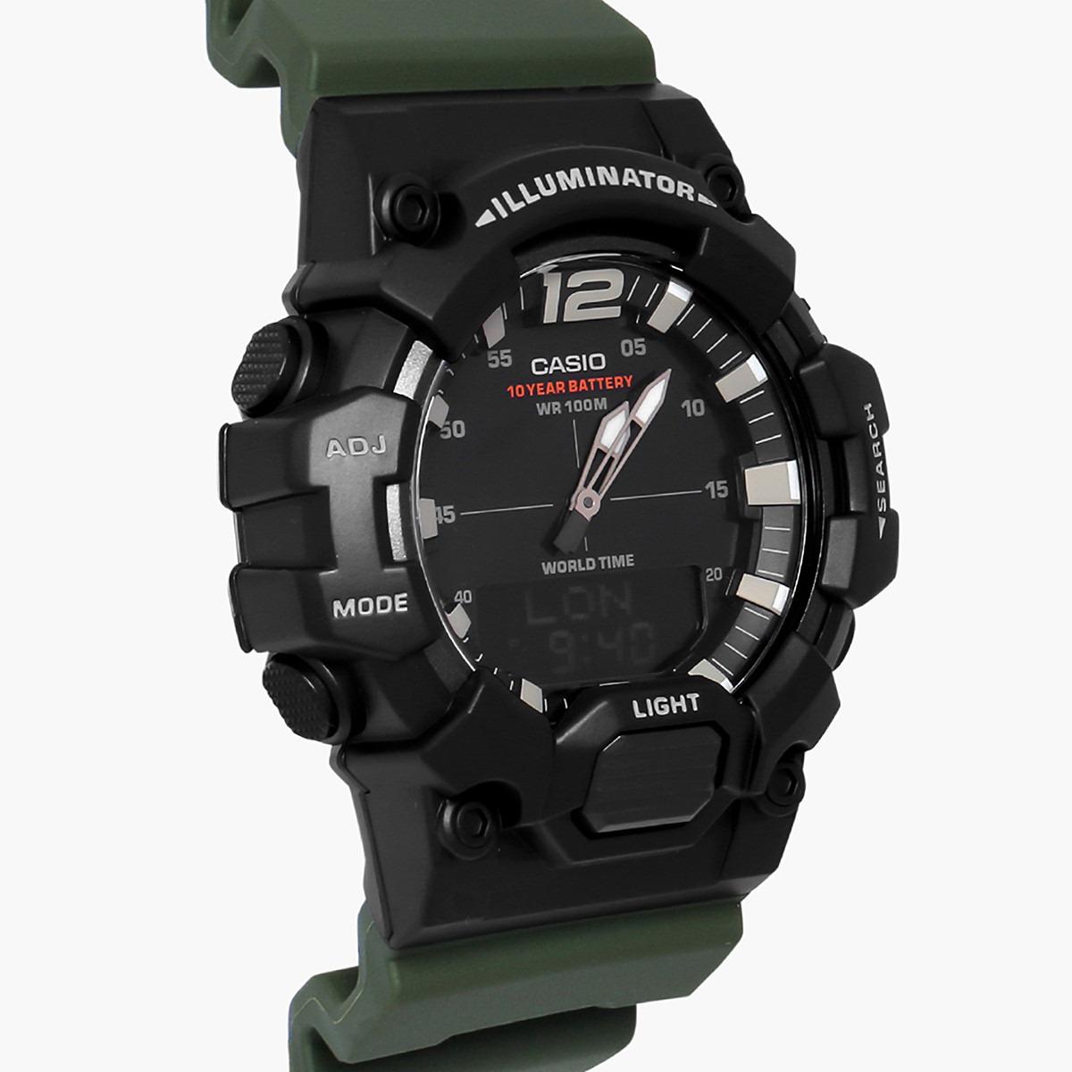 Casio Men's Black Analog/Digital Resin Strap Watch -HDC-700-1AVDF-men-watchesandjewellery-watches-image-3