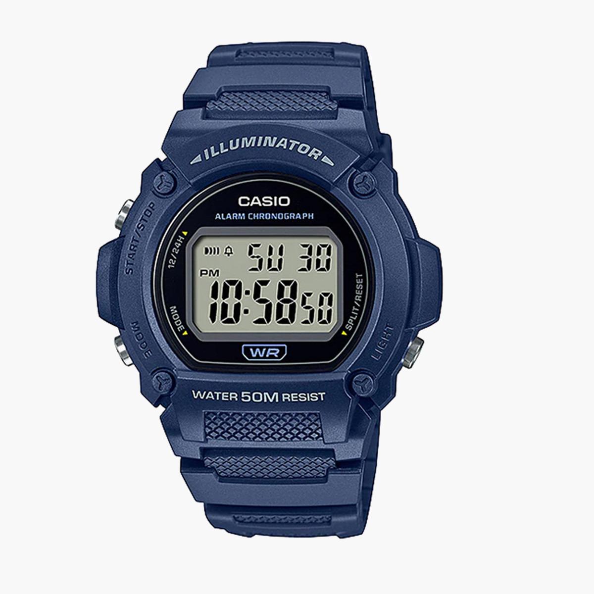 Casio Men's Blue Digital Resin Strap Watch -W-219H-2AVDF-men-watchesandjewellery-watches-image-1