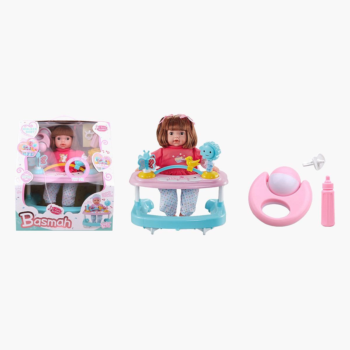 Basmah Doll and Baby Walker Playset with Sound-toys-dollsandplaysets-dollplaysets-image-2