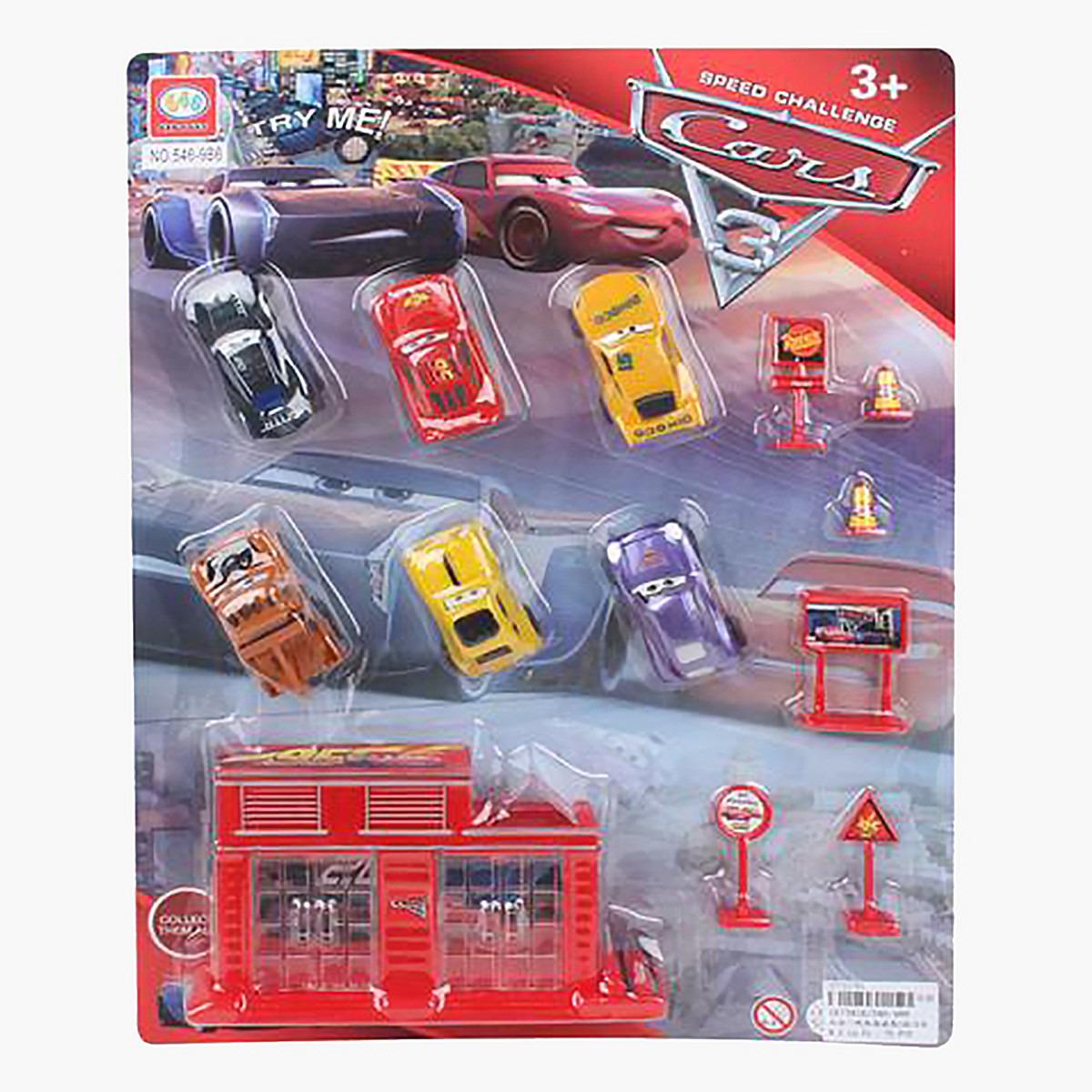 Family Center 6-in-1 Pull-Back Car Playset-toys-playvehicles-vehicleplaysets-image-1