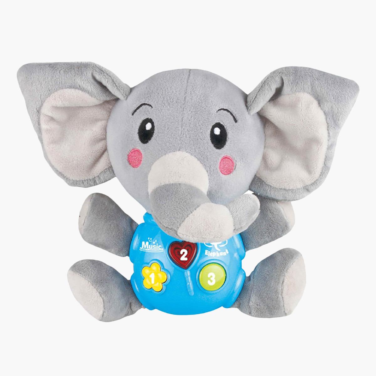 لعبة الرفيق الصغير الموسيقية الناعمة بتصميم حيوان من بيبي لاف-toys-babyandtoddlertoys-lightsandmusicaltoys-image-1