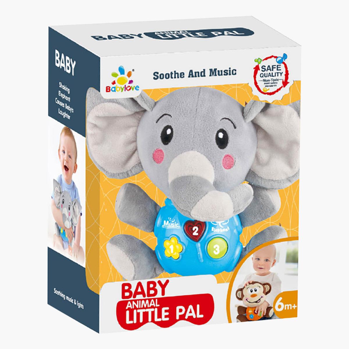 لعبة الرفيق الصغير الموسيقية الناعمة بتصميم حيوان من بيبي لاف-toys-babyandtoddlertoys-lightsandmusicaltoys-image-2