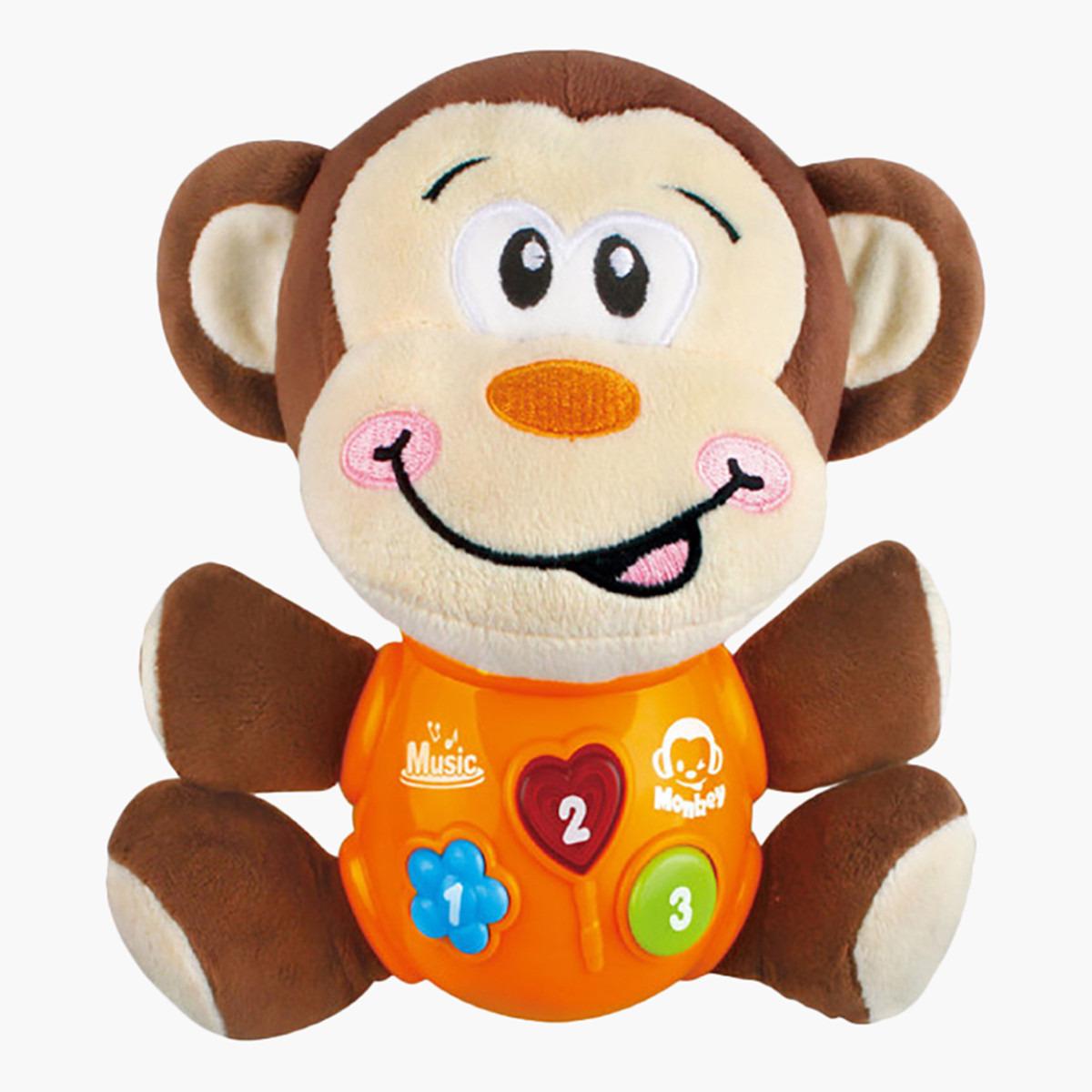 لعبة الرفيق الصغير الموسيقية الناعمة بتصميم حيوان من بيبي لاف-toys-babyandtoddlertoys-lightsandmusicaltoys-image-1
